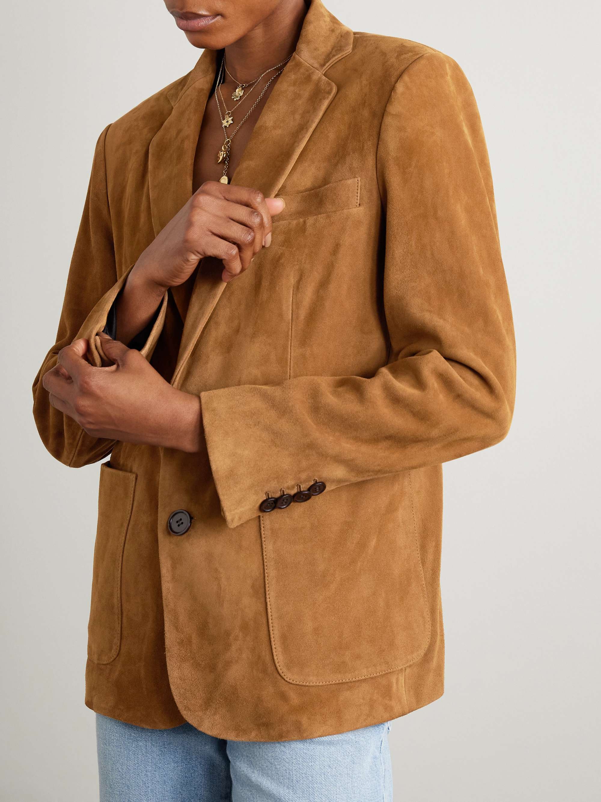 Valeria suede jacket view