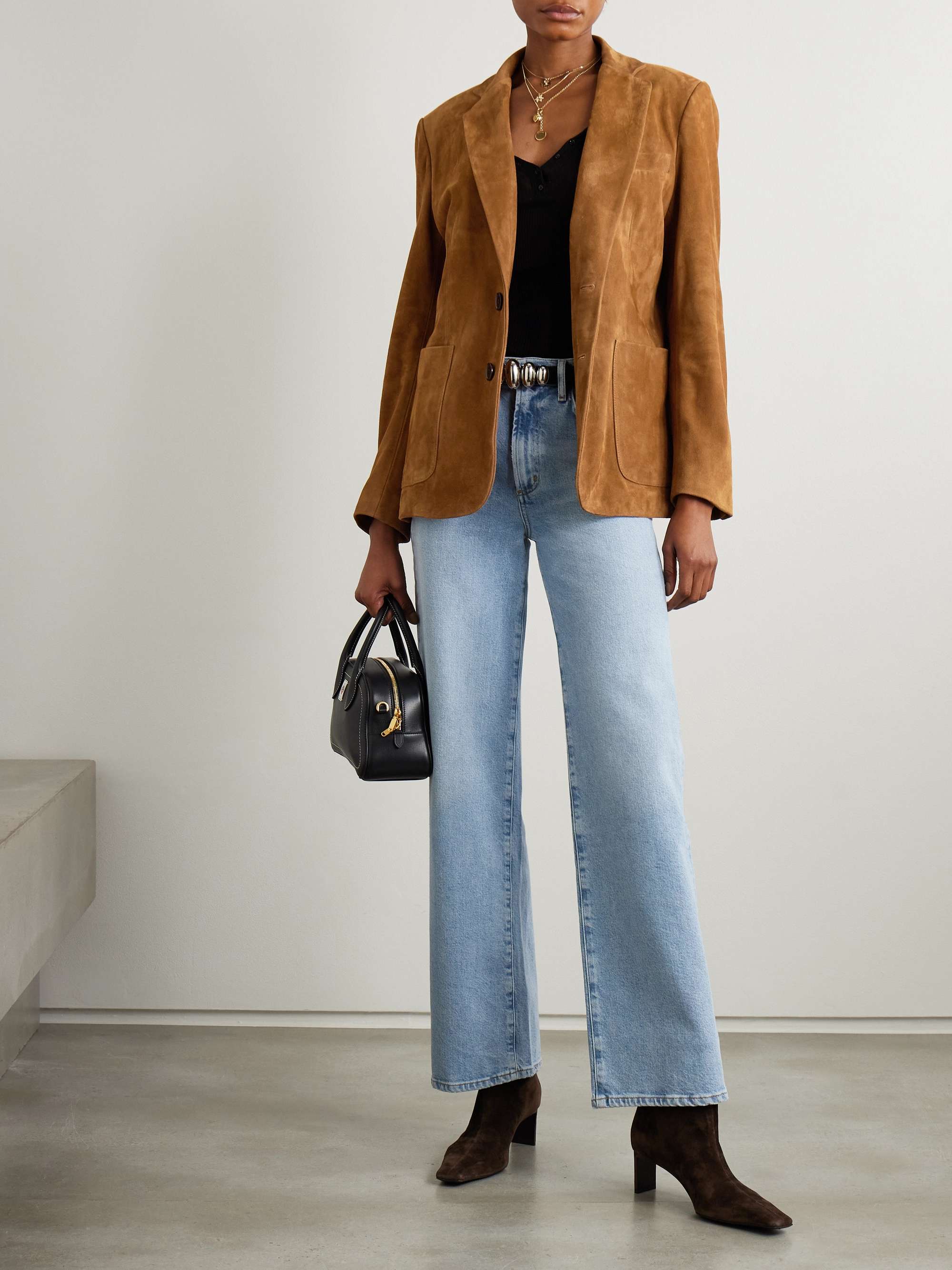 Valeria suede jacket view