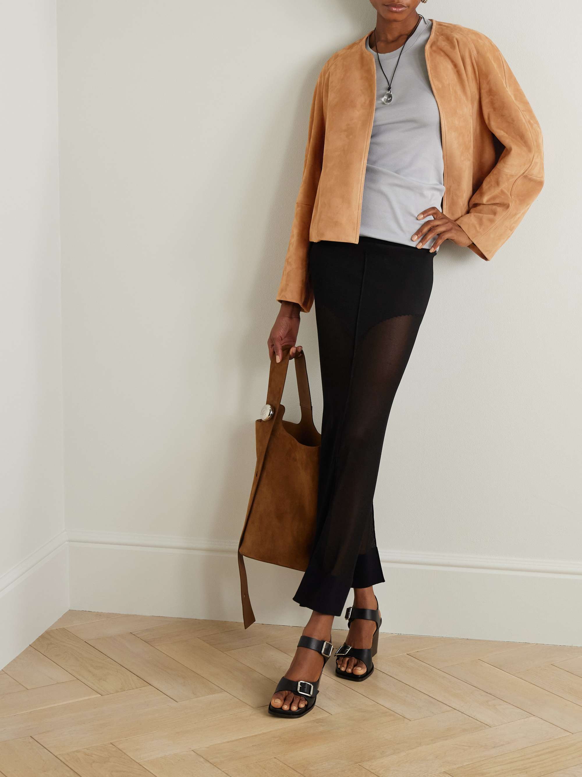 Mira suede jacket view