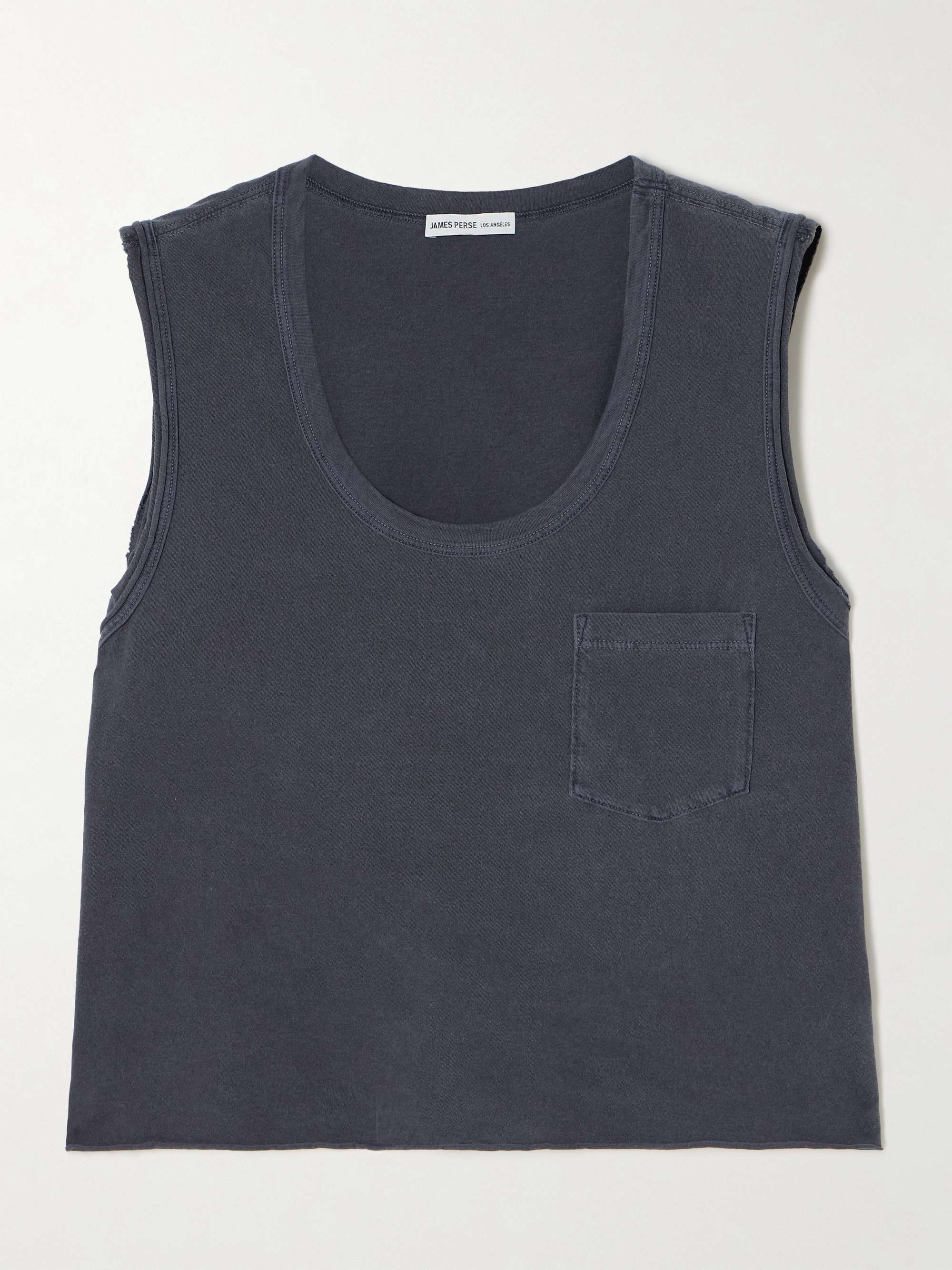 Vintage distressed cotton-jersey tank view