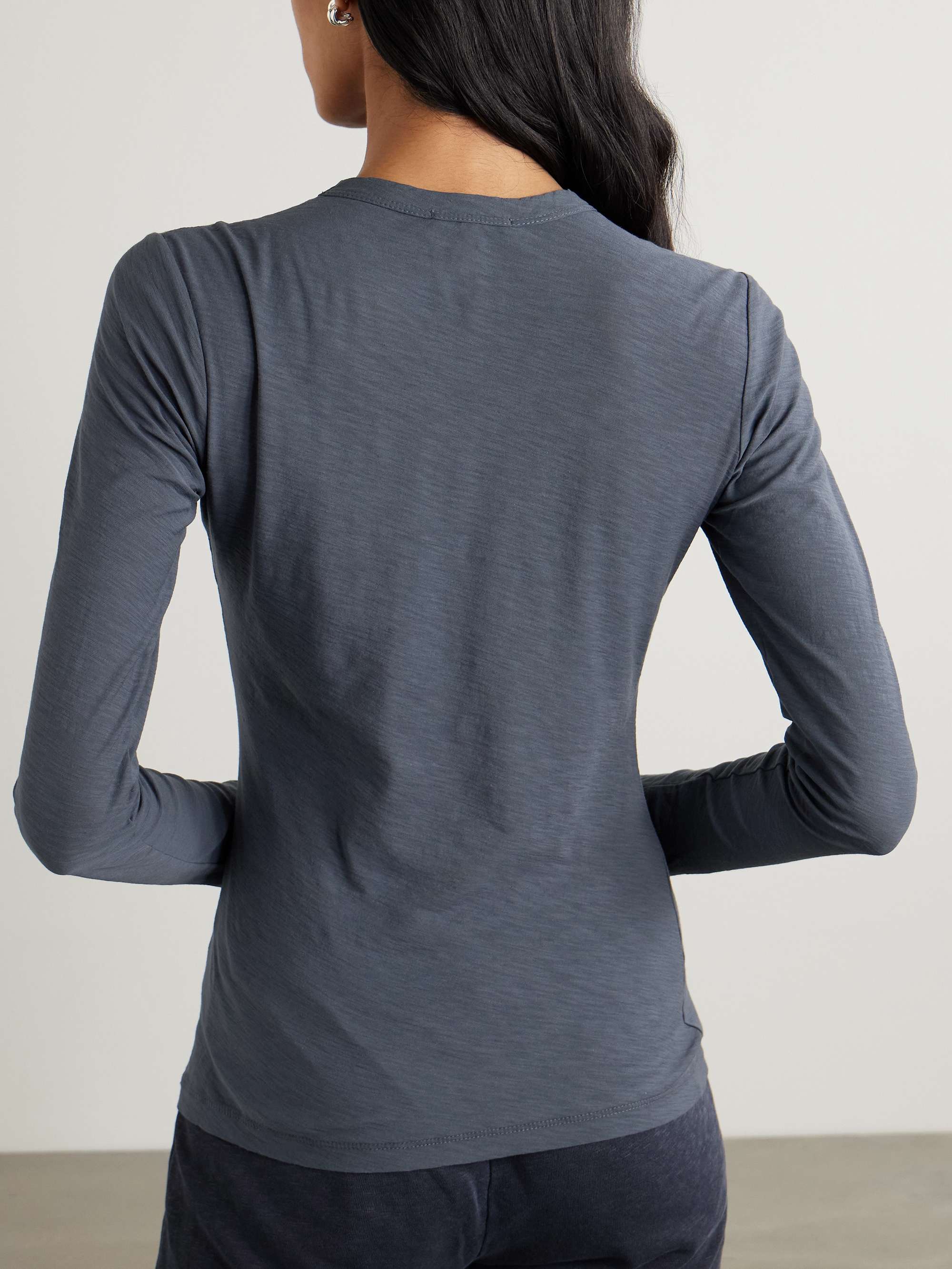 Cotton-jersey top view
