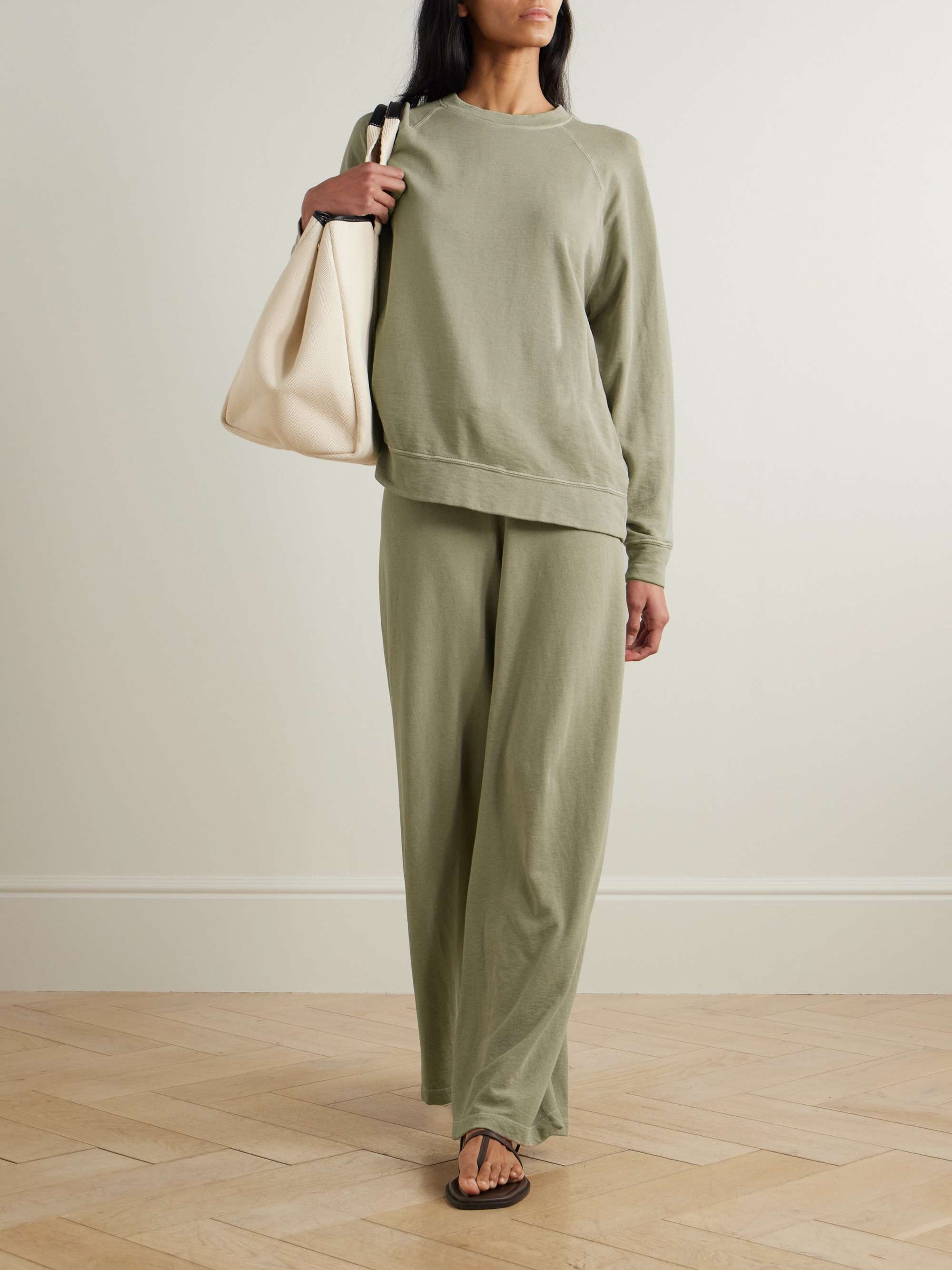 Supima cotton-terry sweatshirt view
