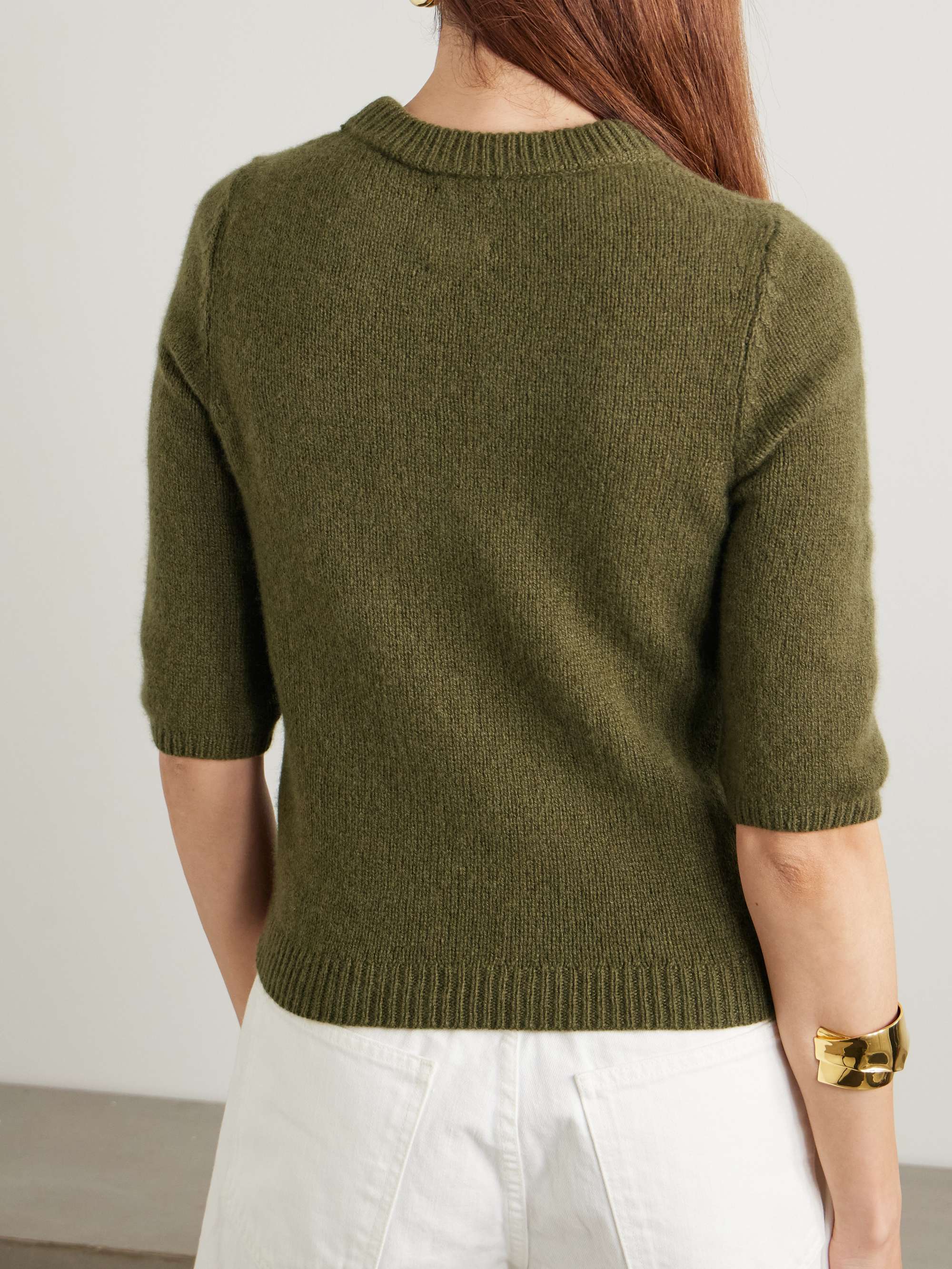 Ella cropped cashmere sweater view