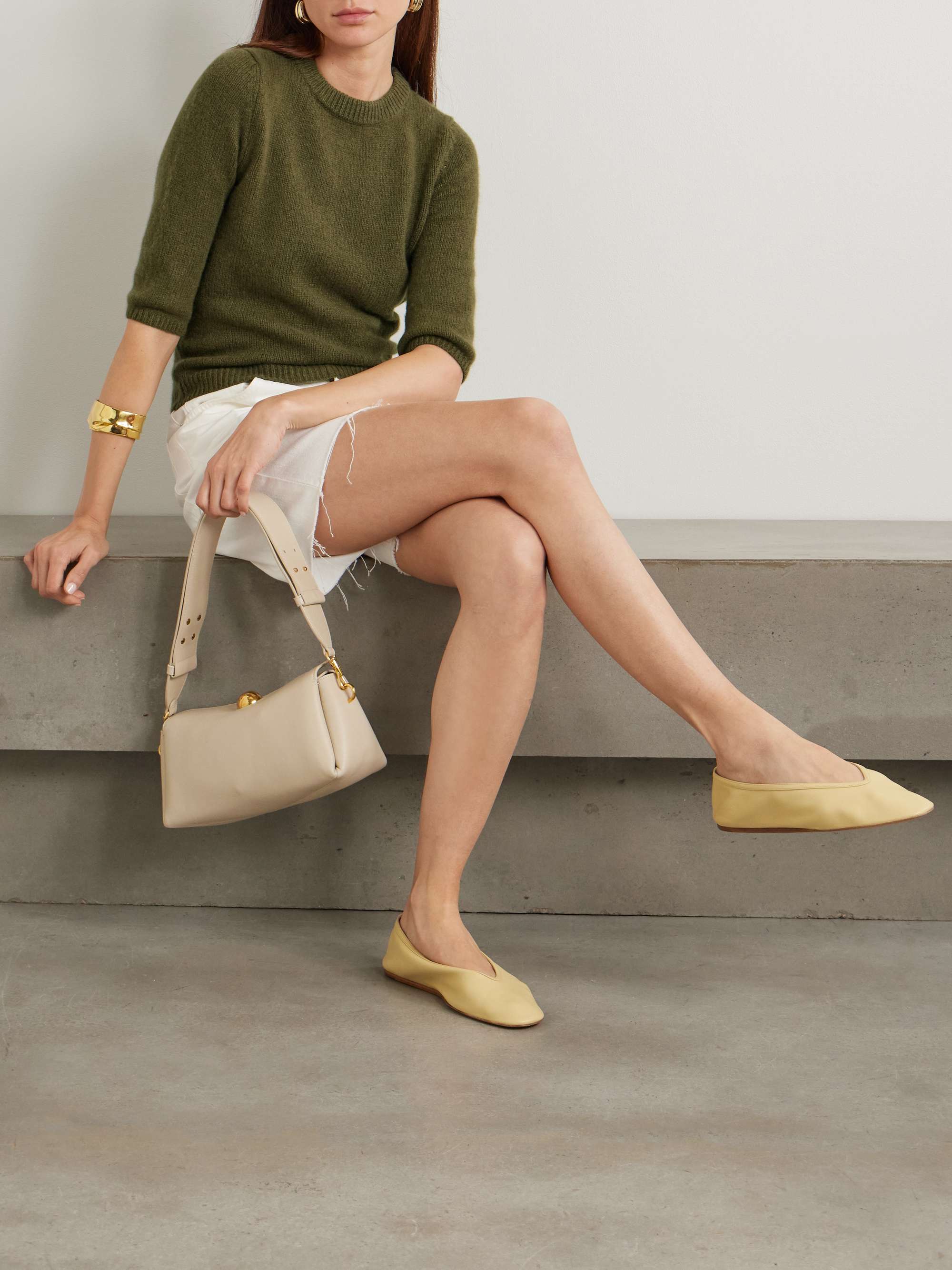 Ella cropped cashmere sweater view