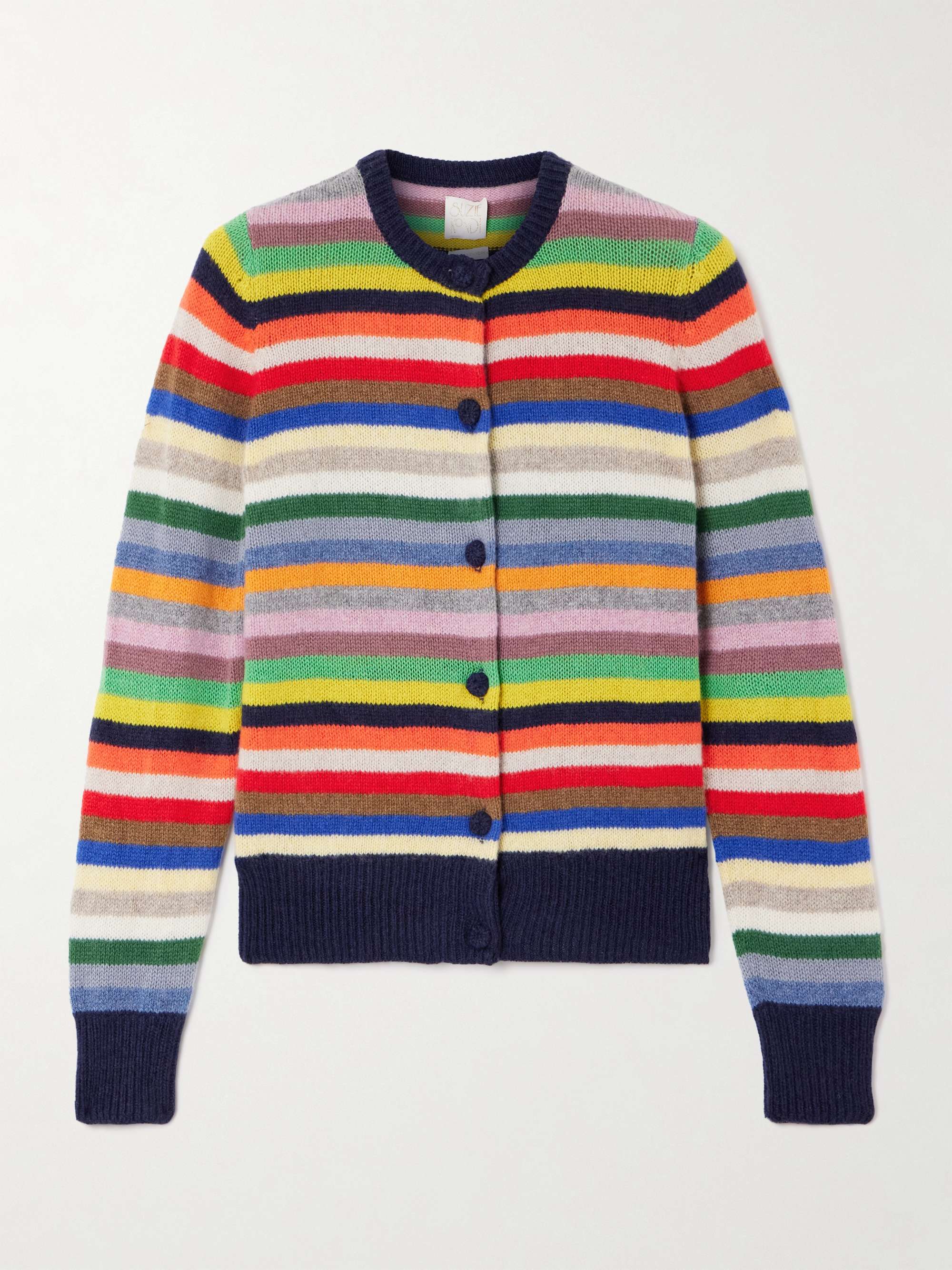 Kadria striped cashmere cardigan view