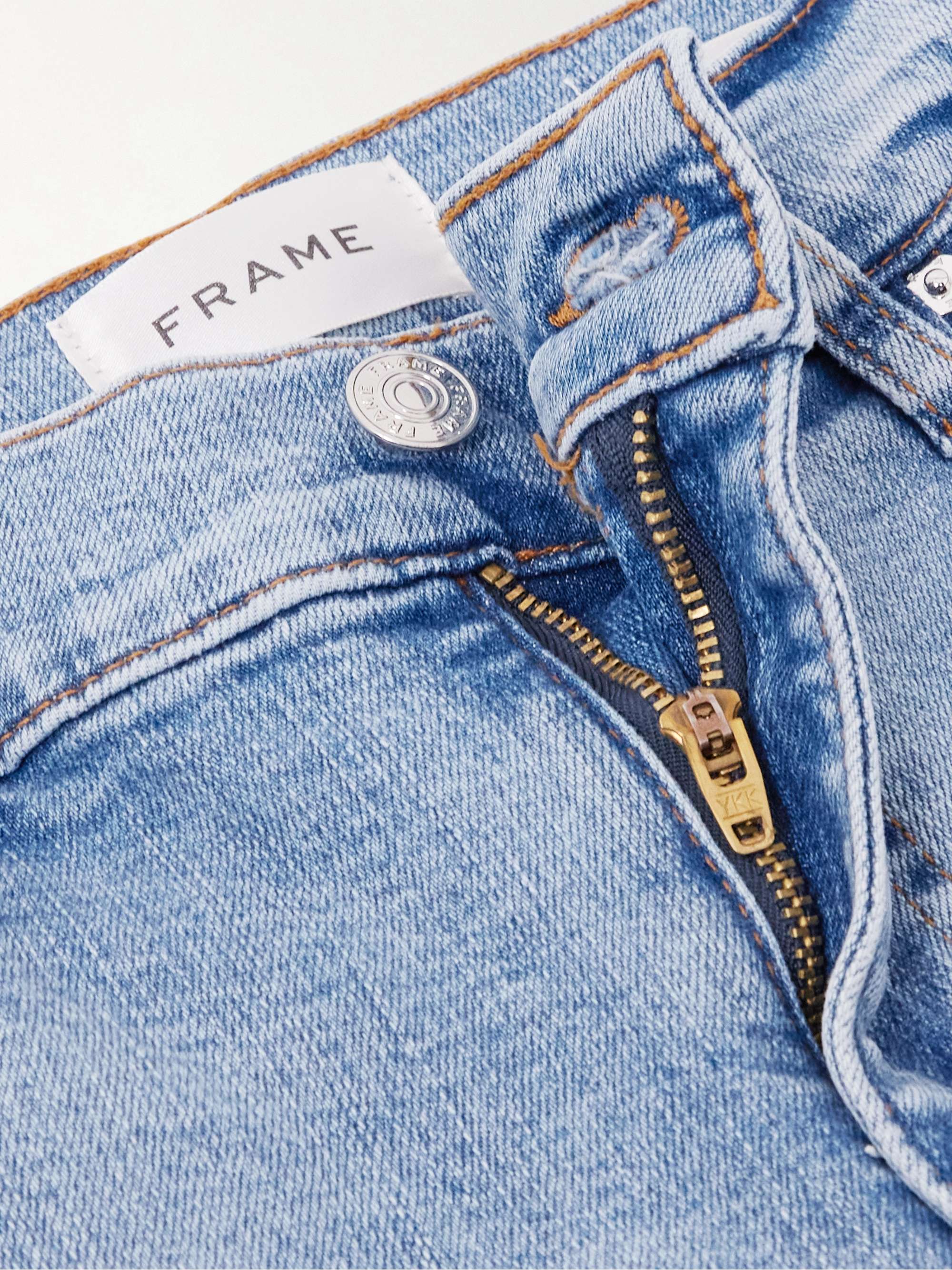 Le Palazzo mid-rise flared jeans view