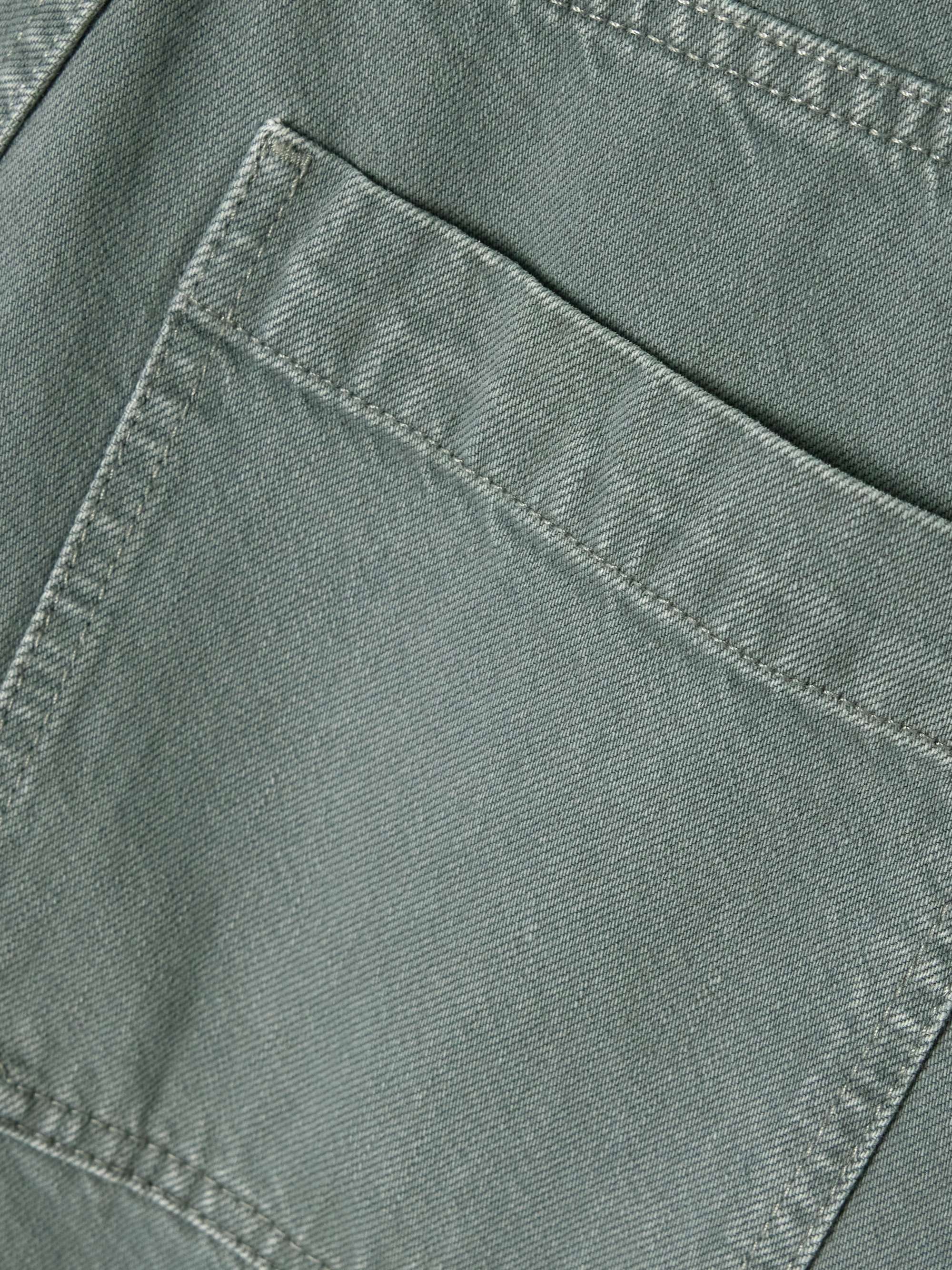 Paneled cotton-canvas wide-leg pants view