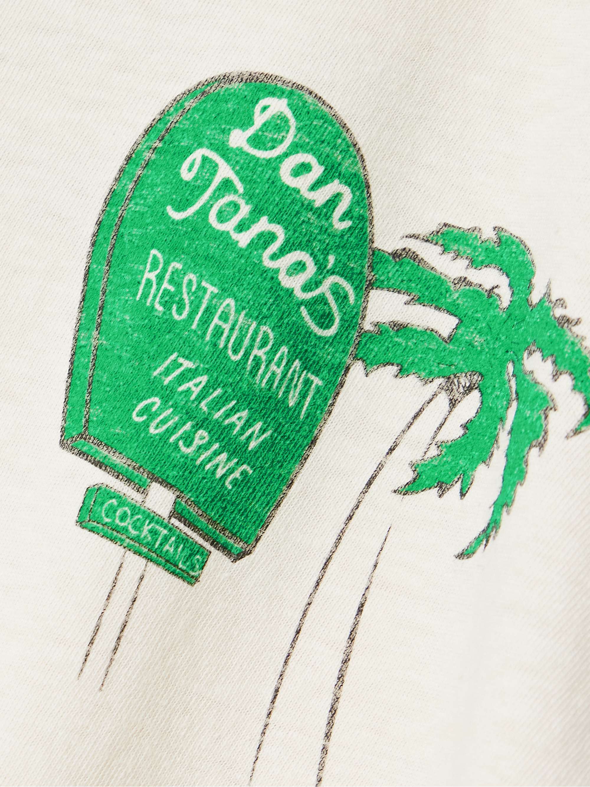 Classic printed cotton-jersey T-shirt view