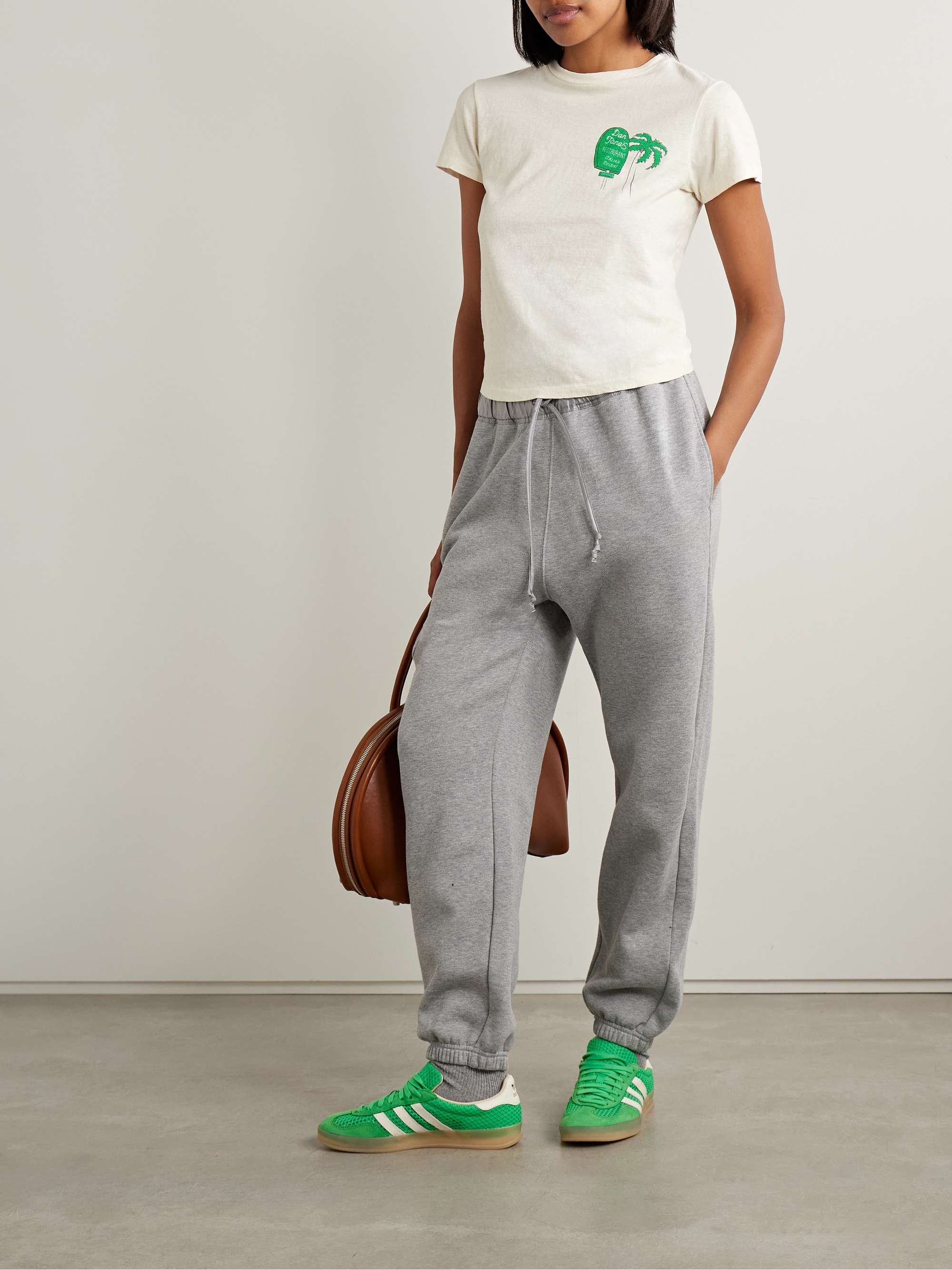 Classic printed cotton-jersey T-shirt view