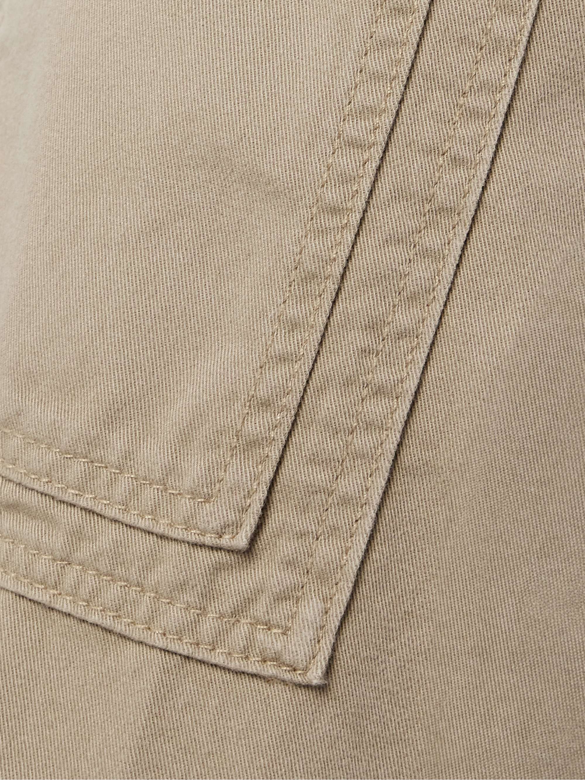 The Arizona cotton-twill wide-leg cargo pants view