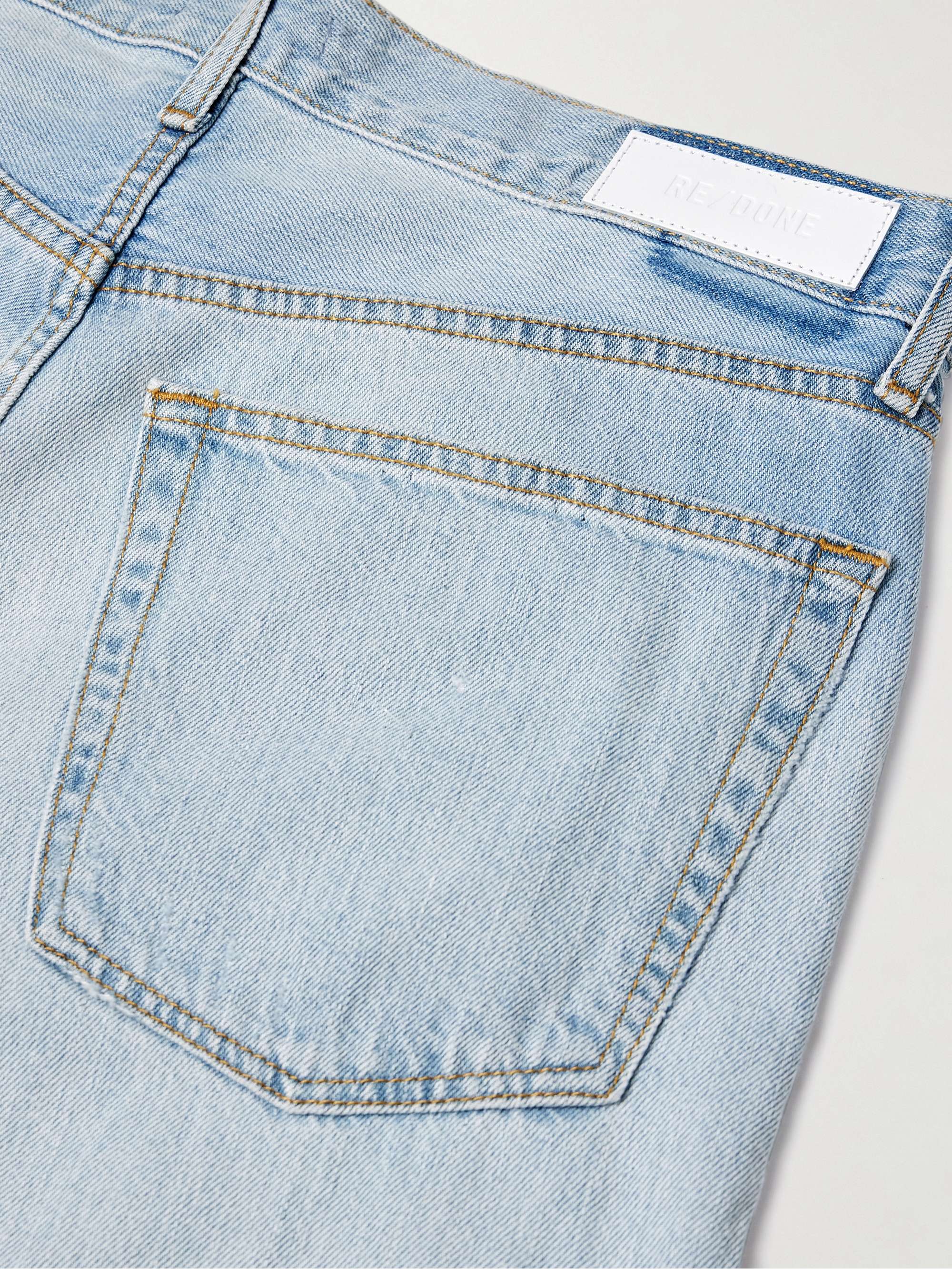 Loose Crop low-rise straight-leg jeans view
