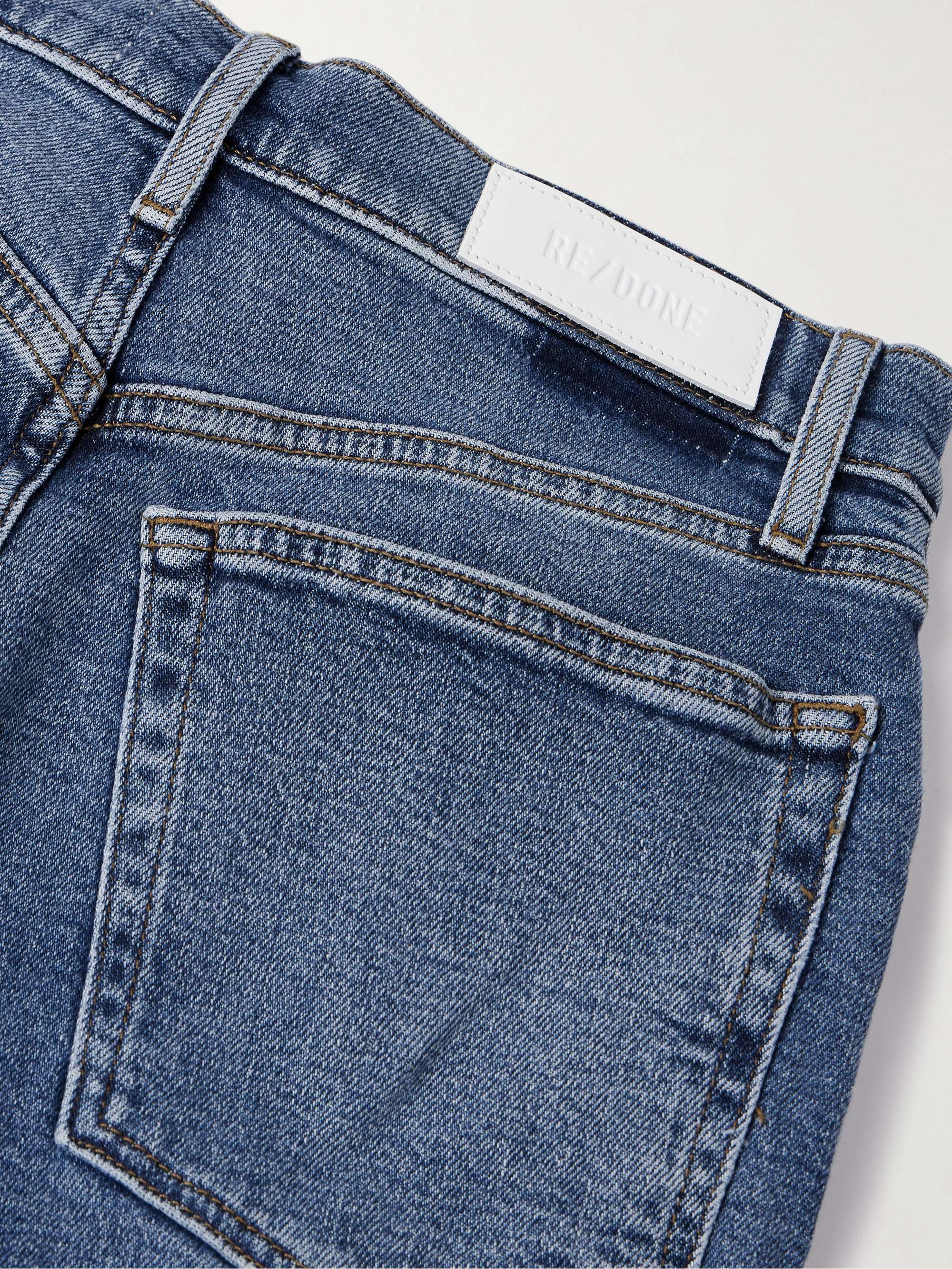 Cropped high-rise wide-leg jeans view