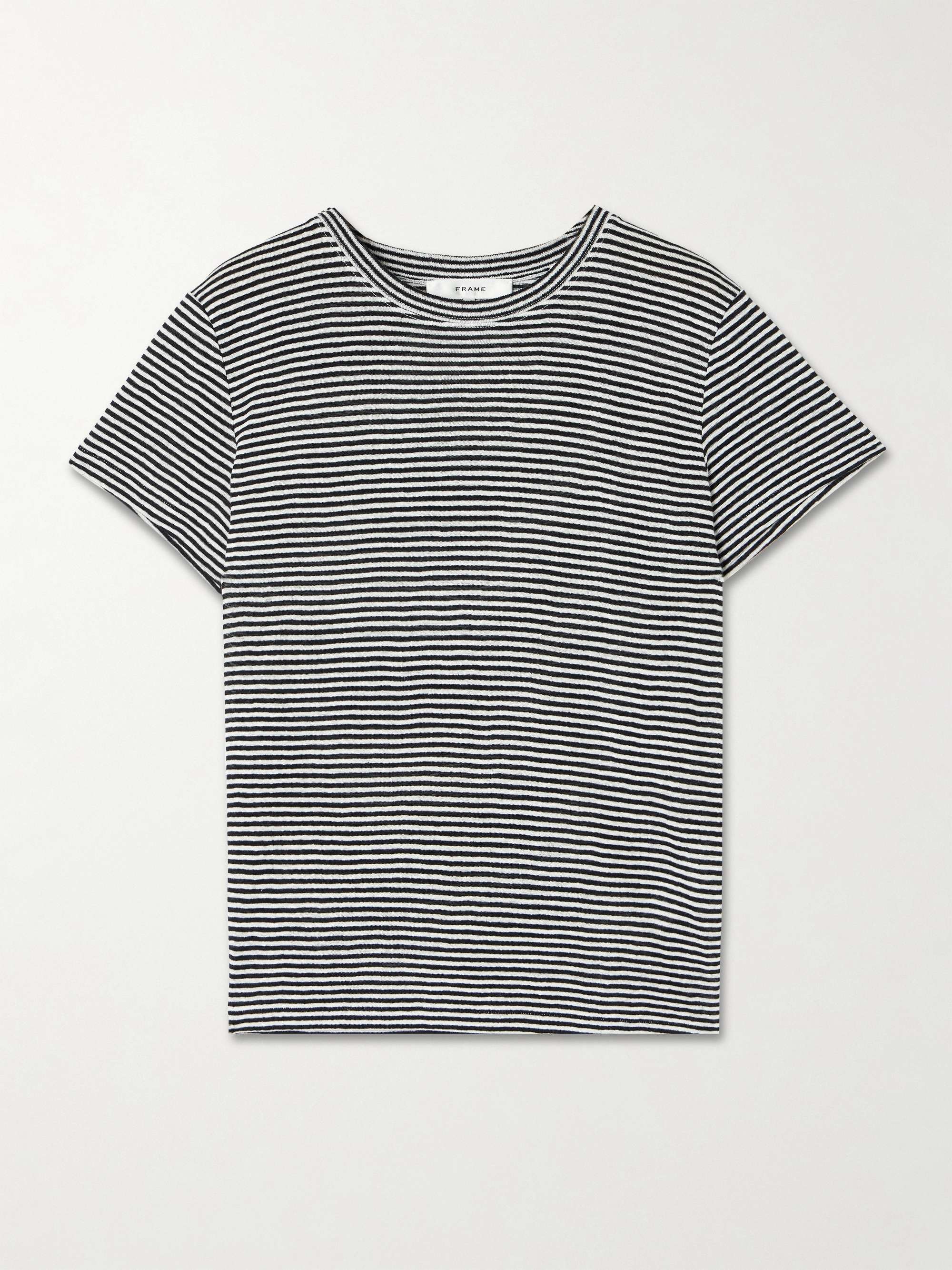 Striped linen T-shirt view