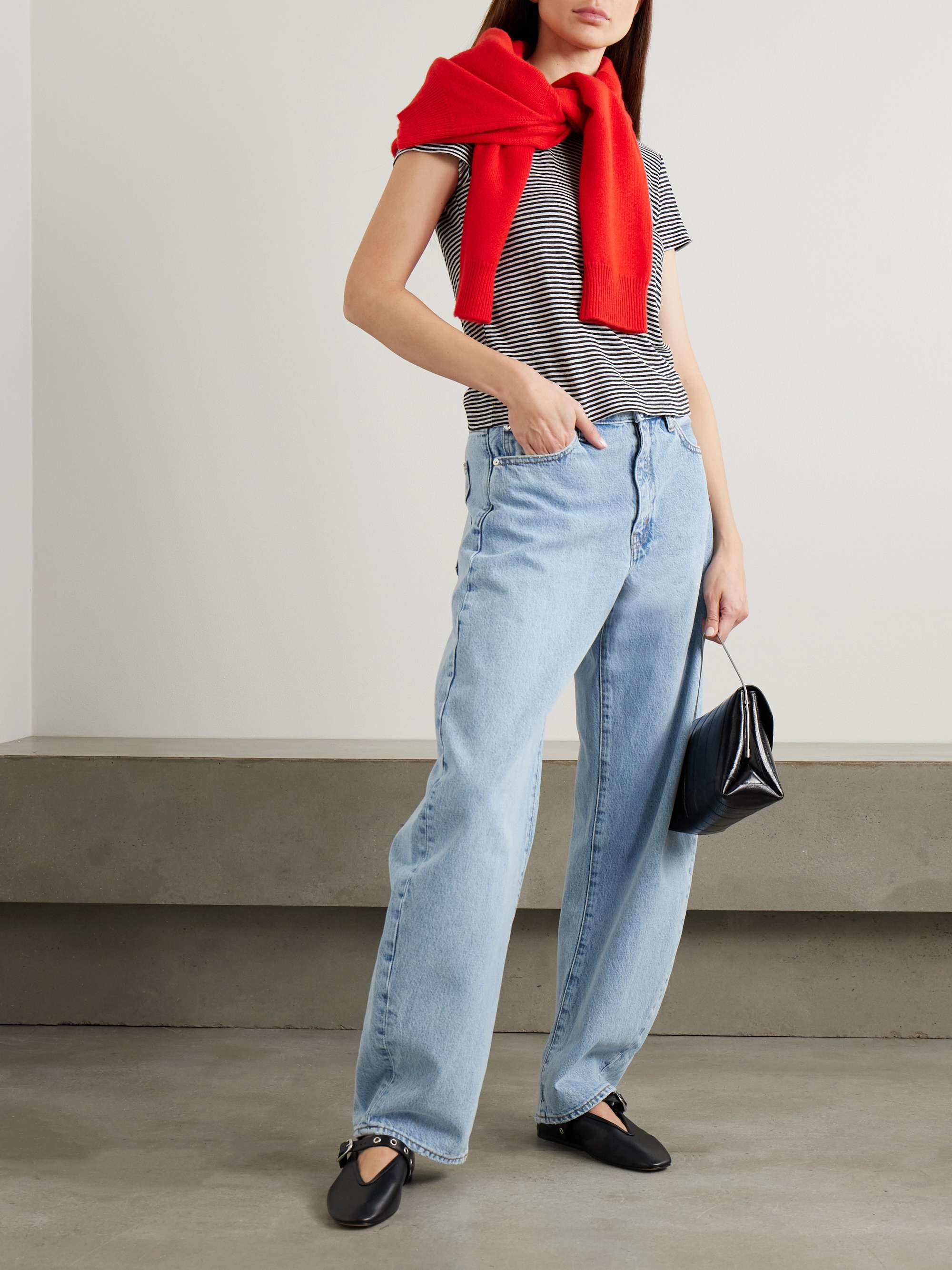 Striped linen T-shirt view