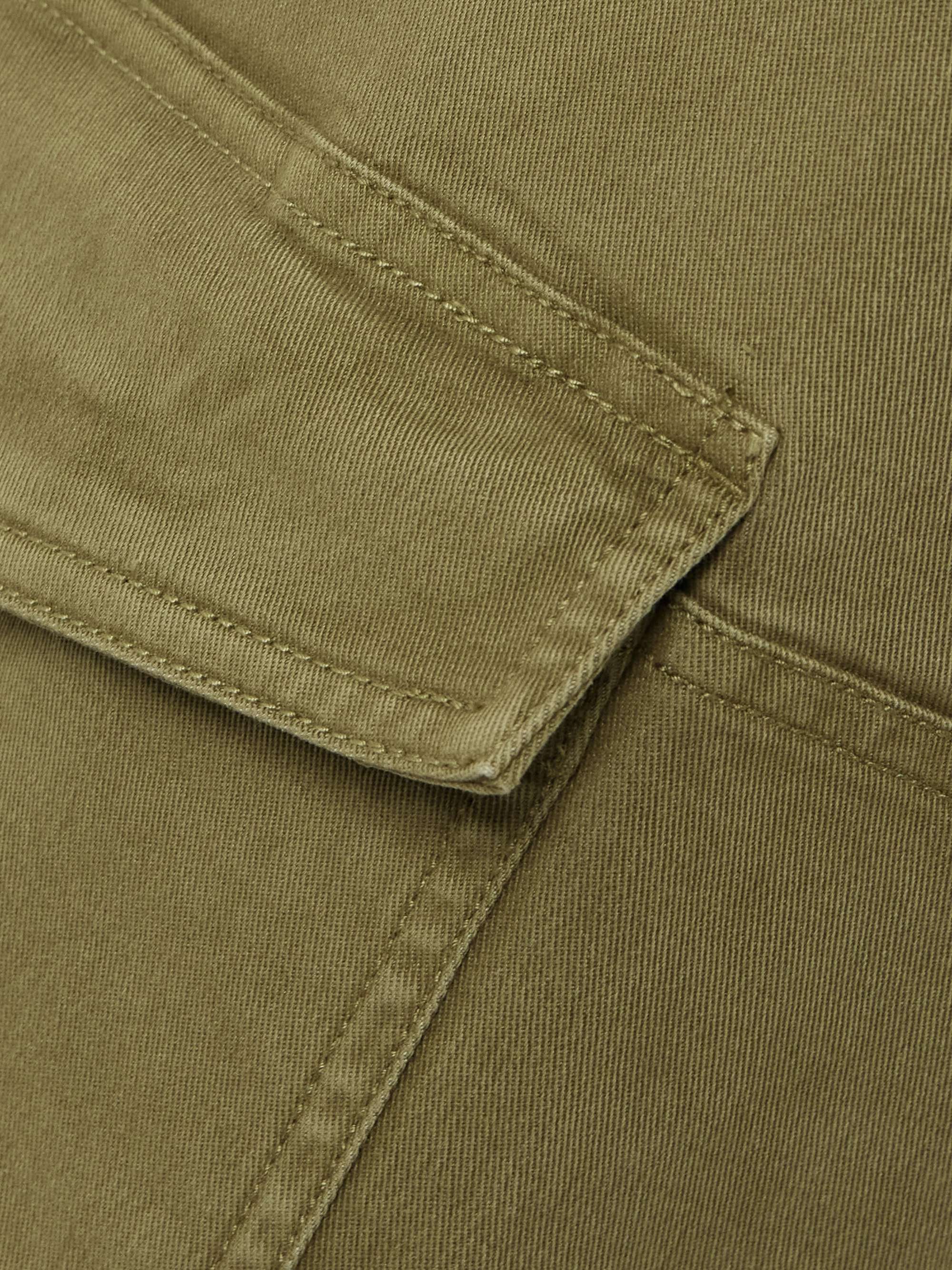 The Station cropped twill straight-leg cargo pants view