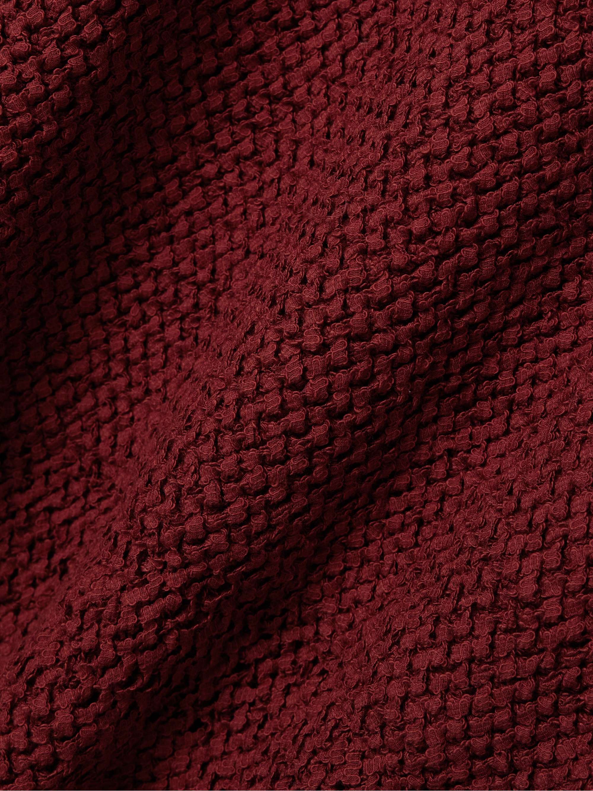 Open-knit organic cotton-blend midi dress view