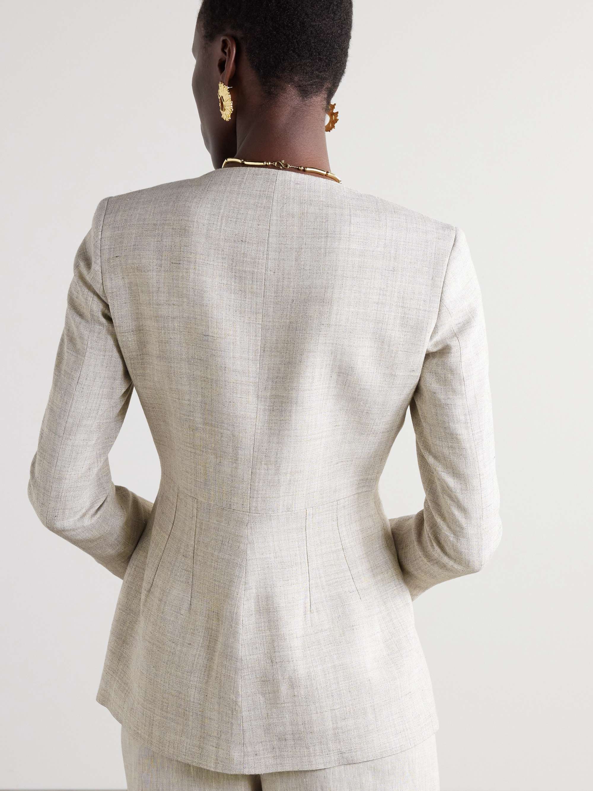 Amber woven blouse view