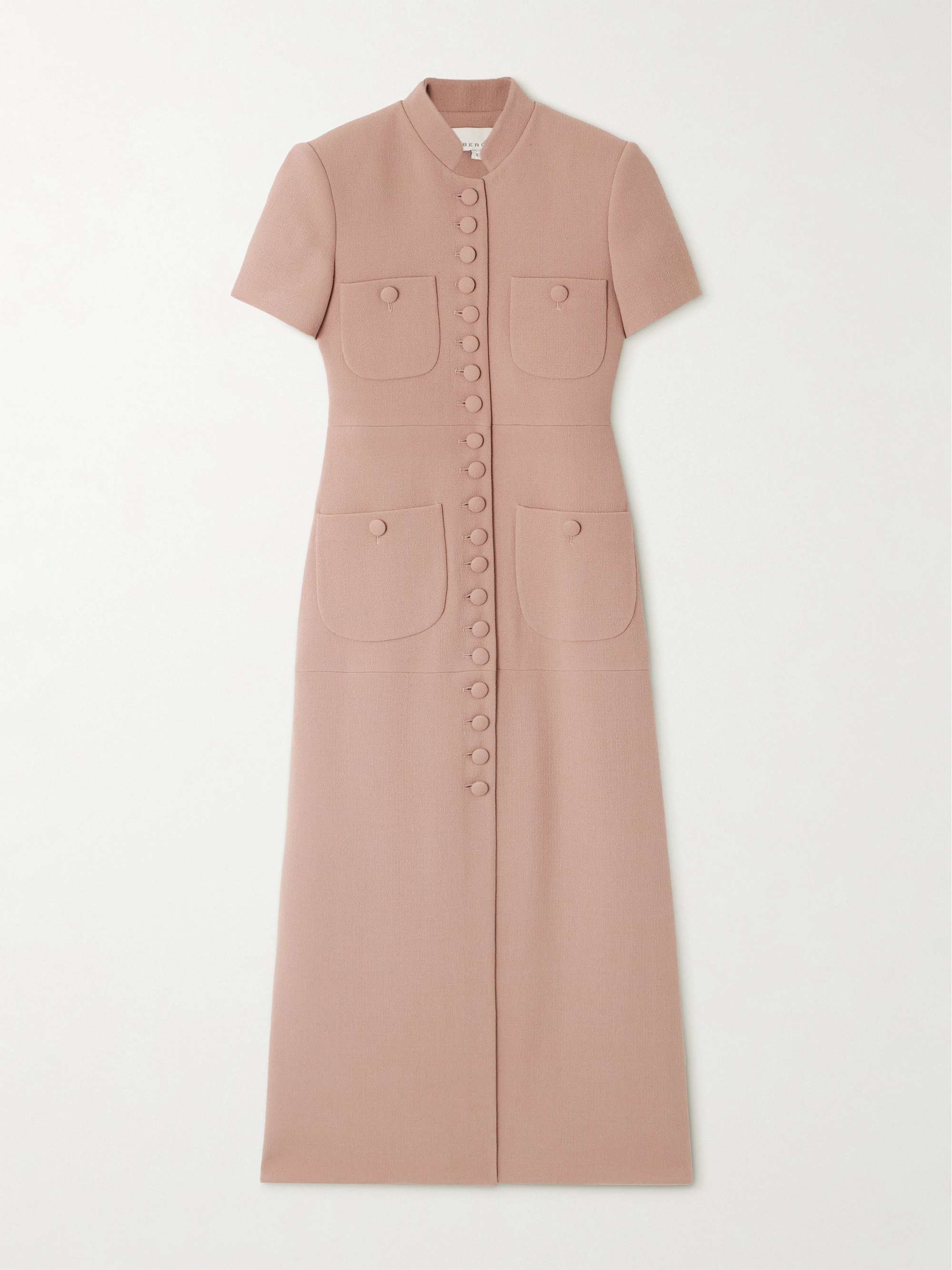 Imperial wool-crepe midi dress view