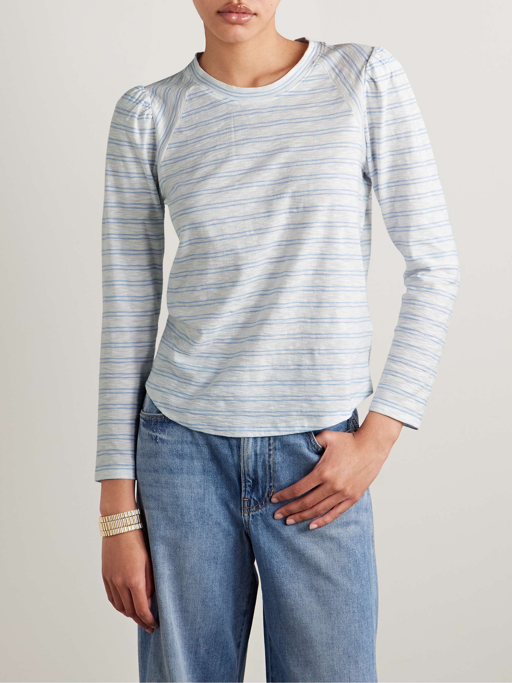Mason striped Pima cotton-jersey T-shirt view