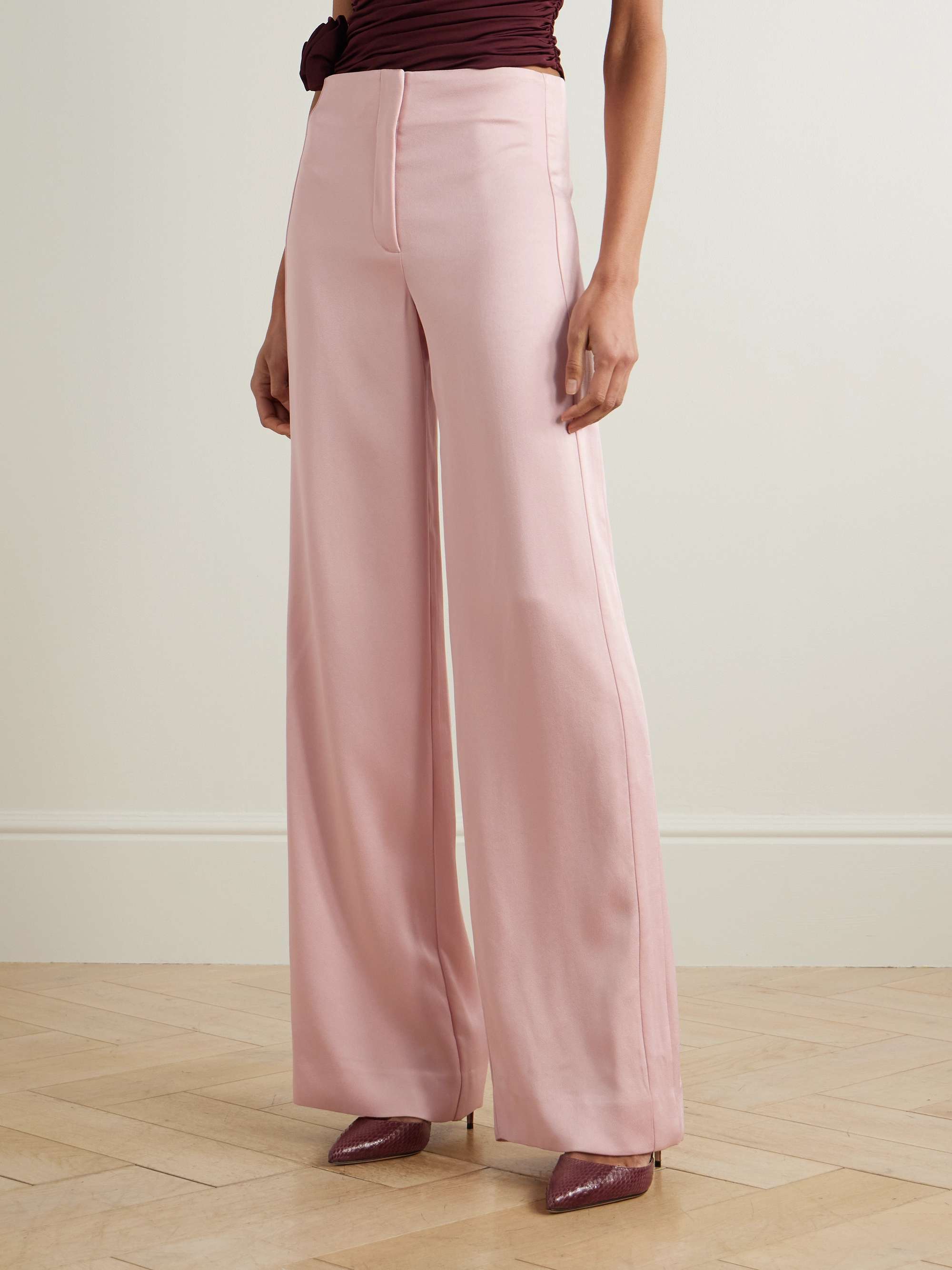 Ronin crepe wide-leg pants view