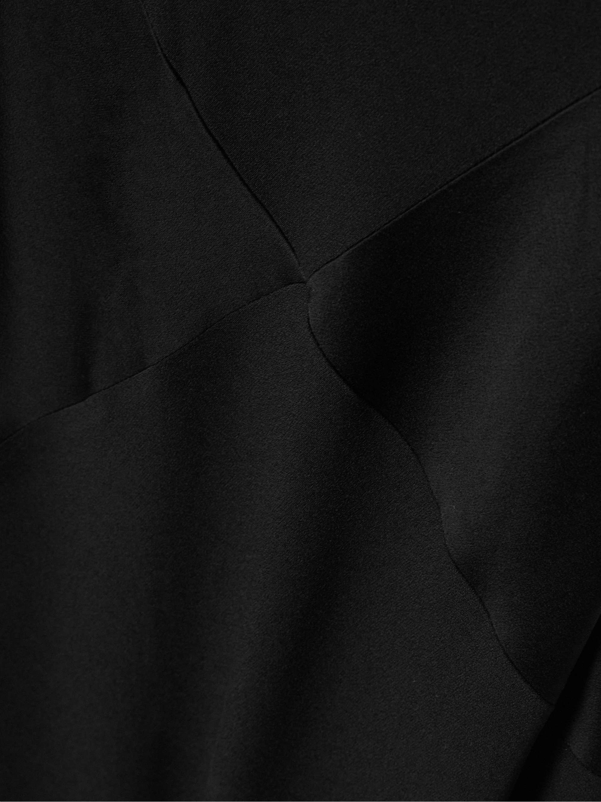 Francis crepe and satin maxi dress view