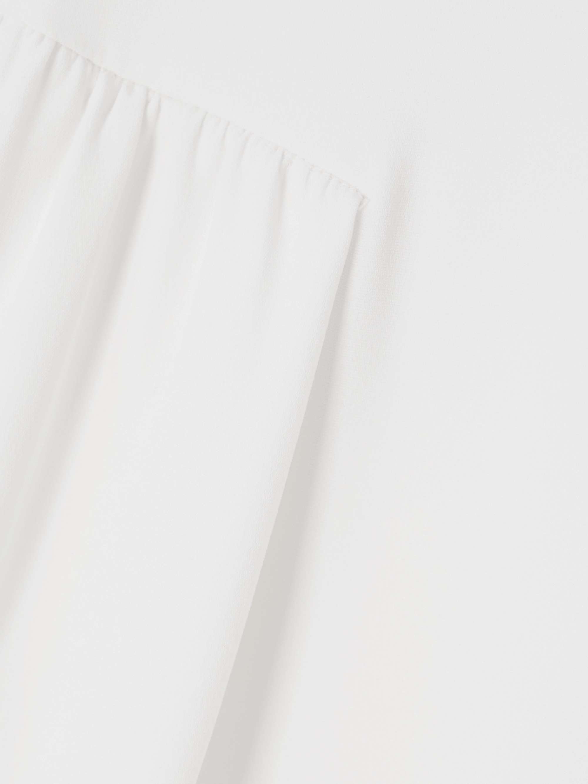 Asymmetric chiffon-trimmed silk-crepe pants view