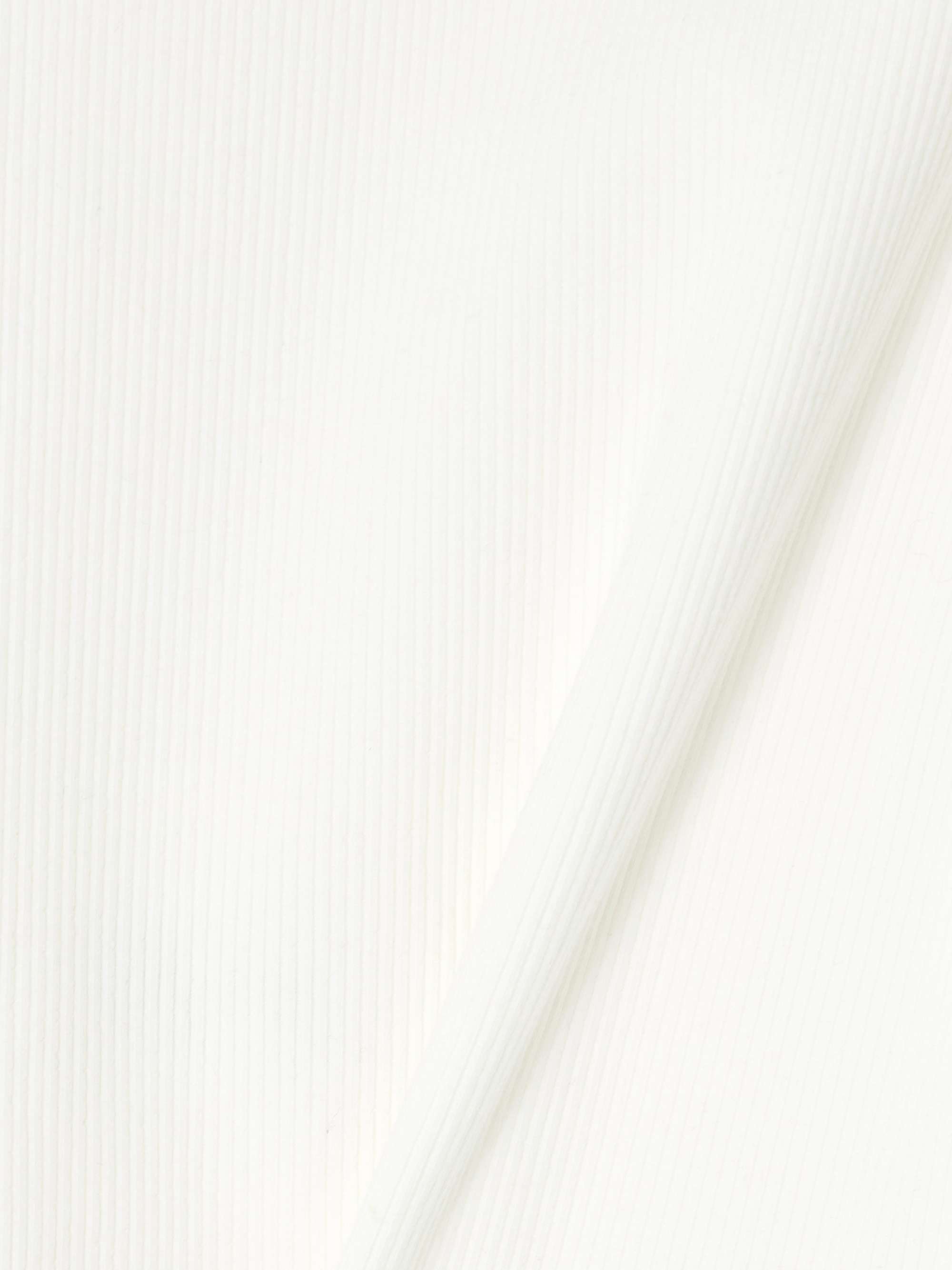 Open-back ribbed stretch organic cotton-jersey tank view