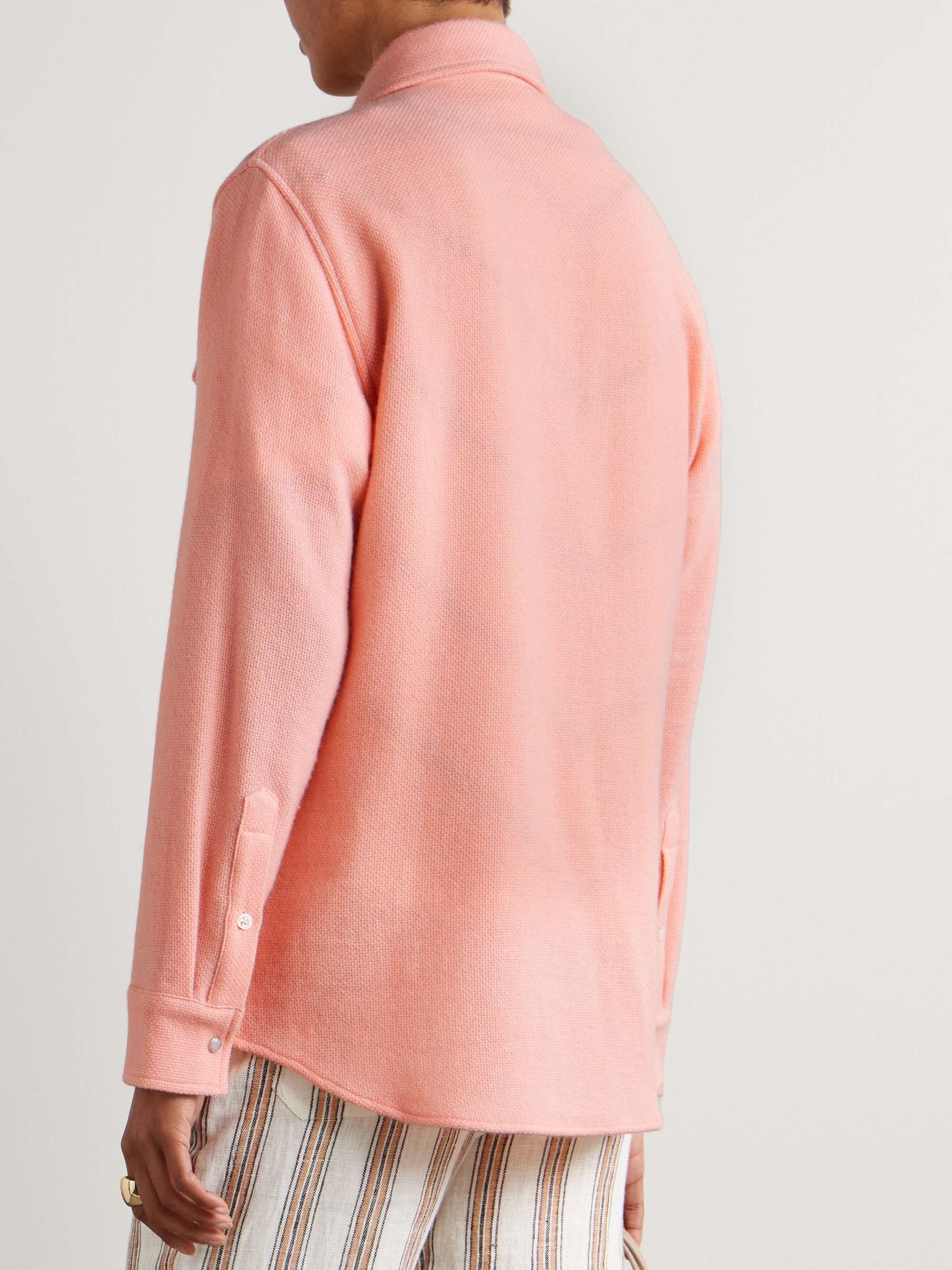 Cashmere shirt view