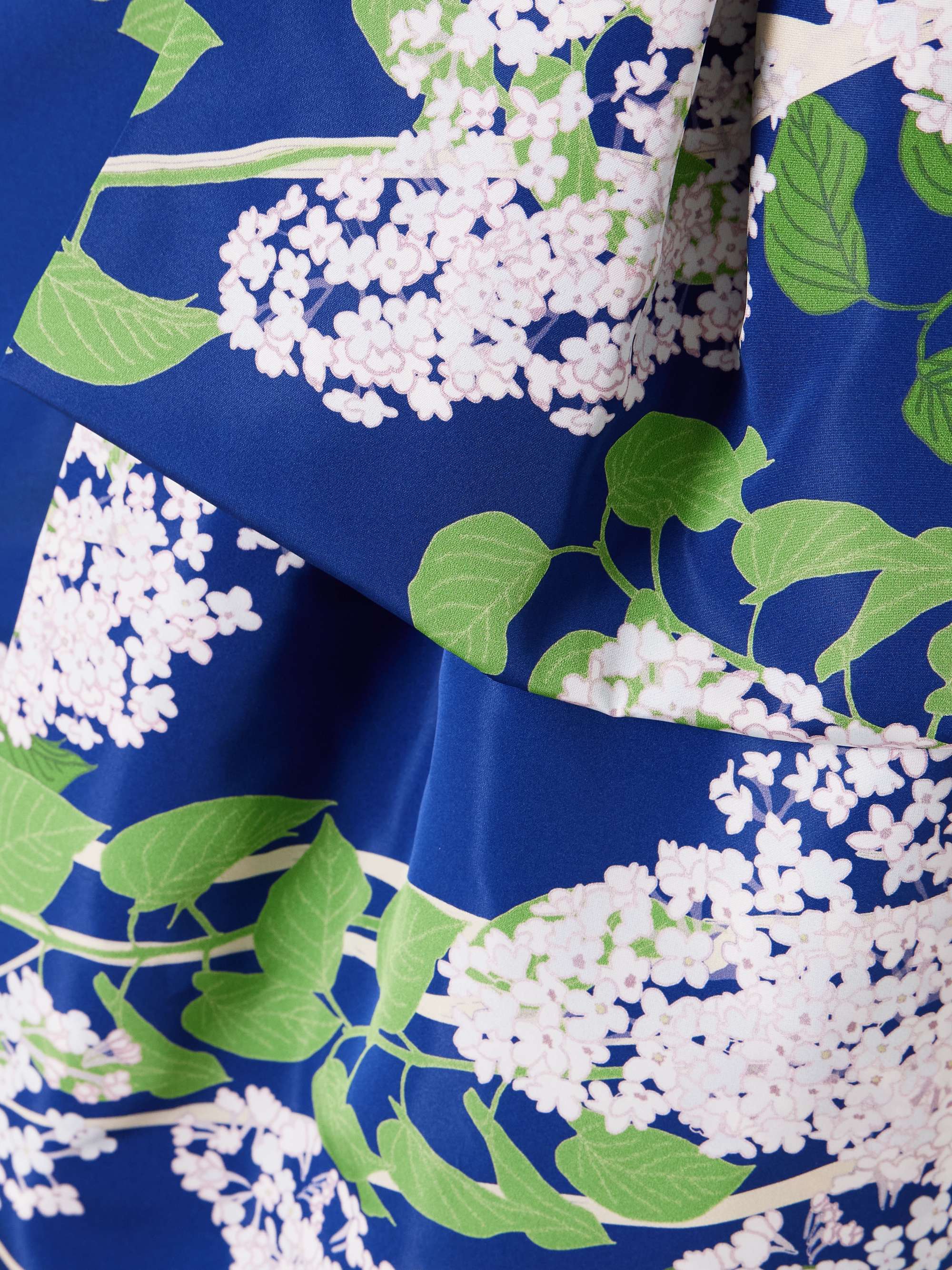 Josselin one-shoulder bow-embellished floral-print taffeta mini dress view