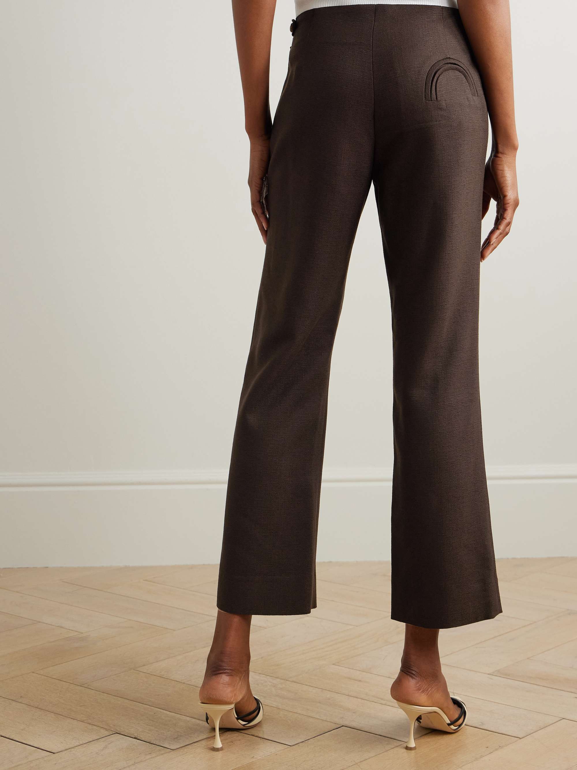 Ariosa Morelia cropped woven flared pants view