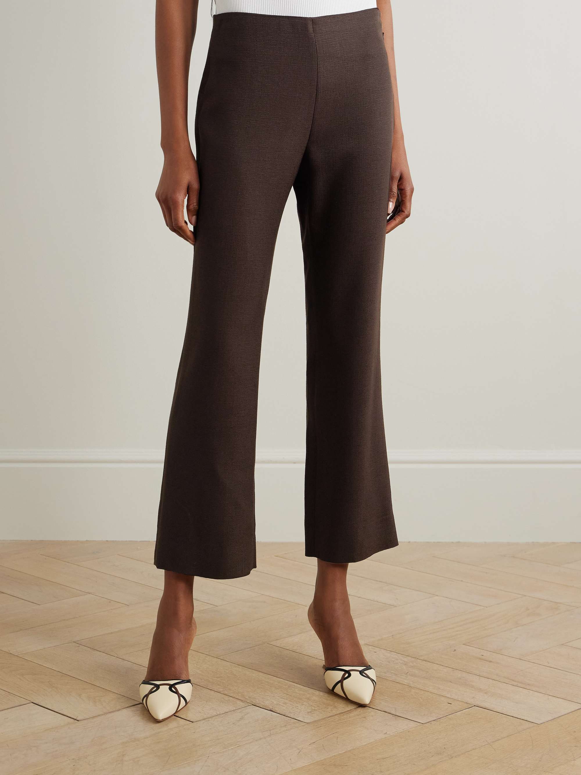 Ariosa Morelia cropped woven flared pants view