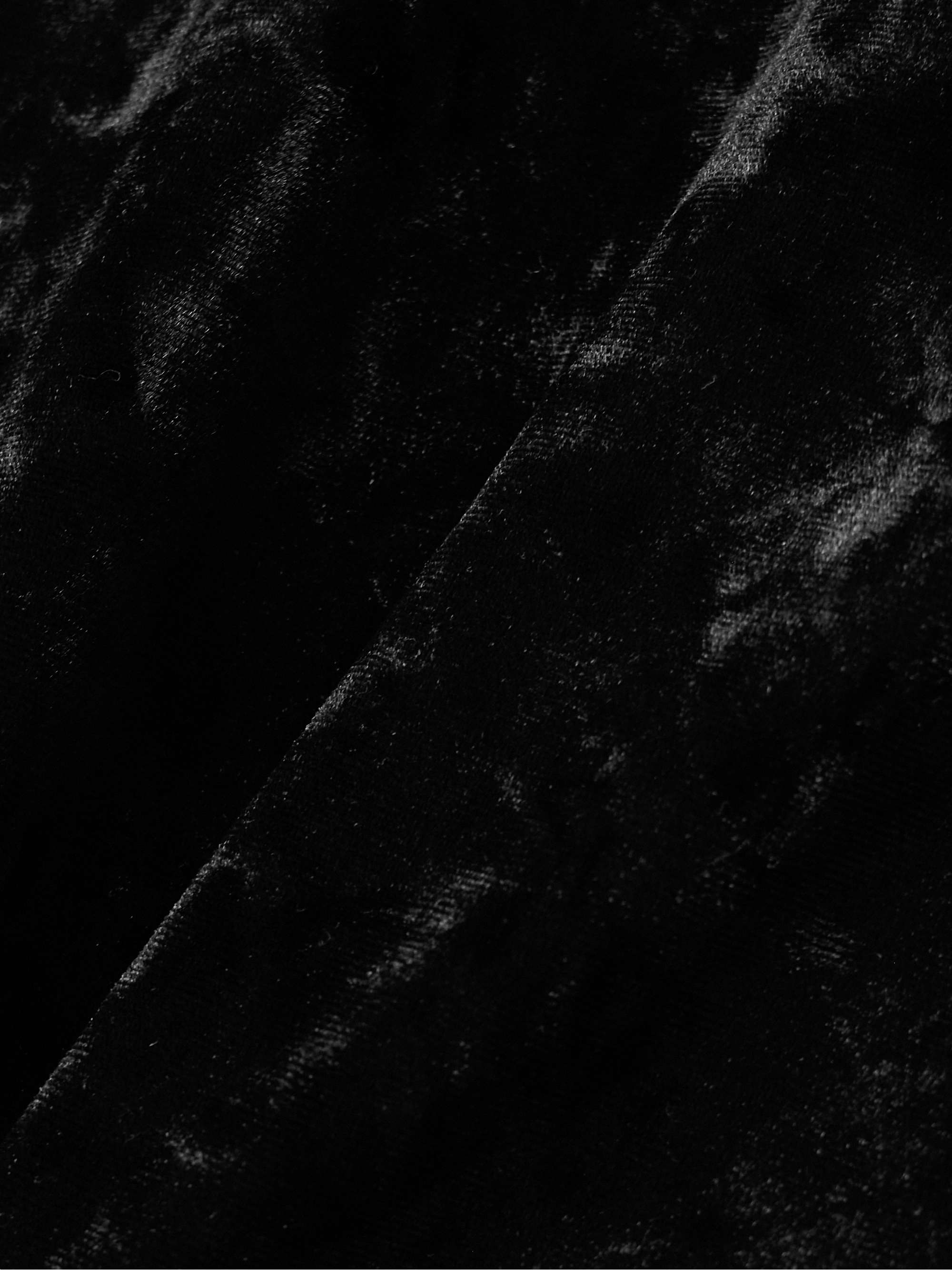 Hadley wrap-effect velvet midi dress view