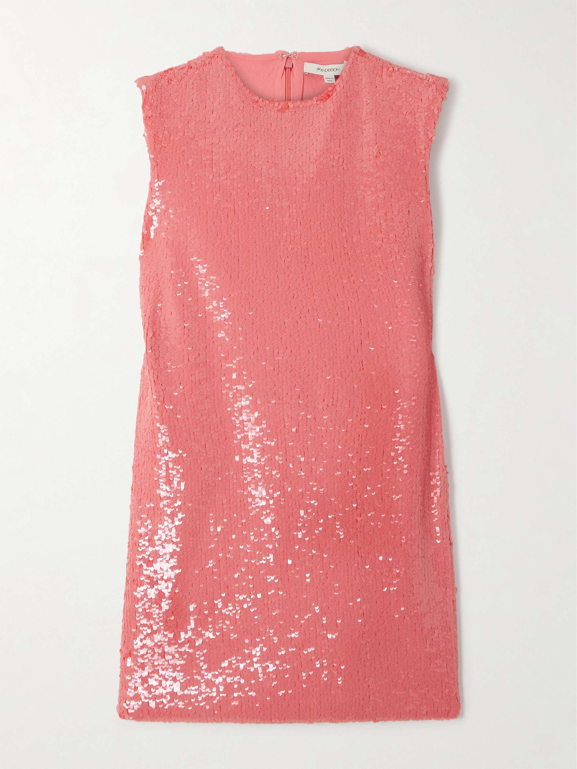 Sequined cotton-jersey mini dress view