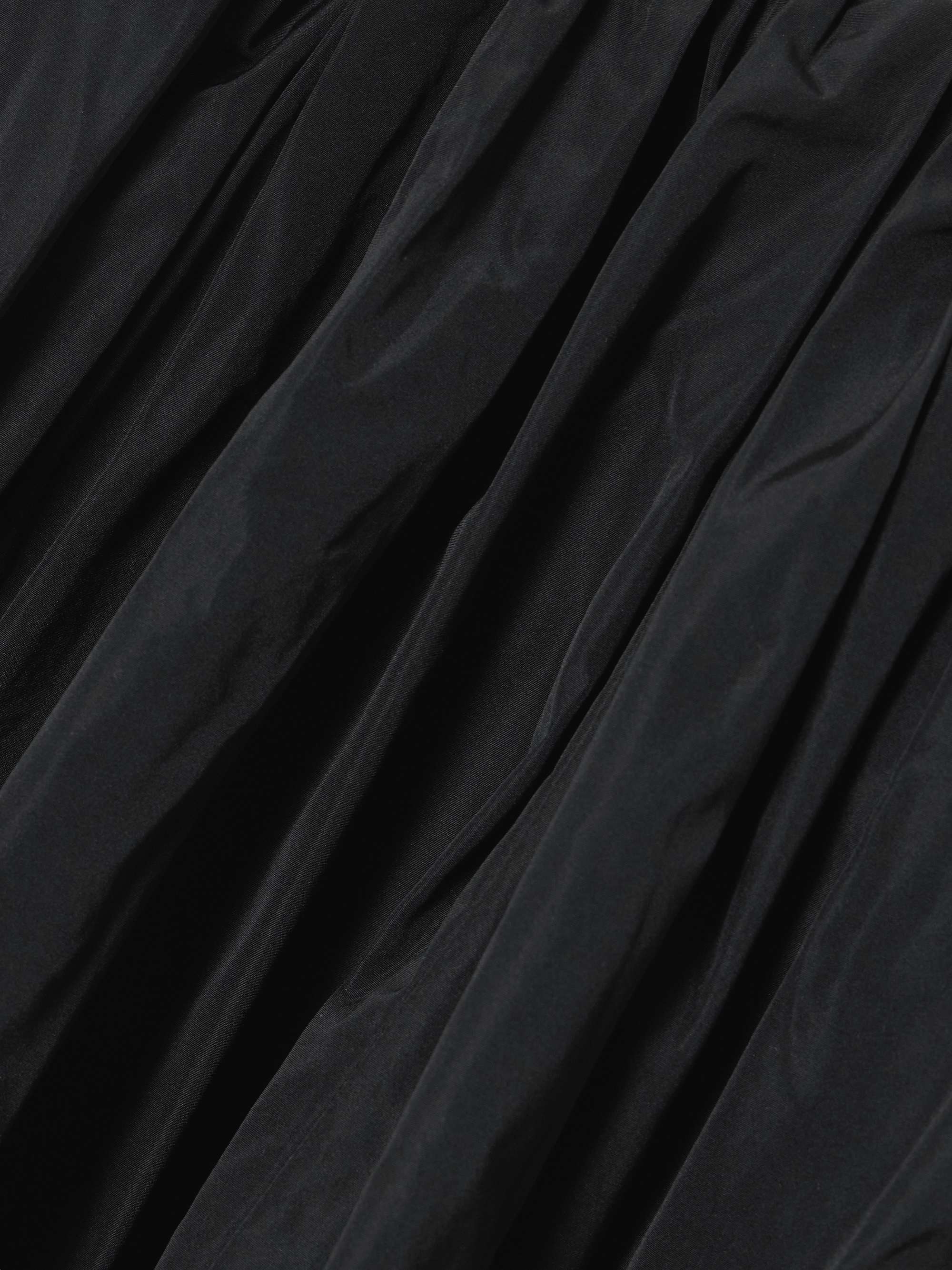 Gathered crepe mini skirt view