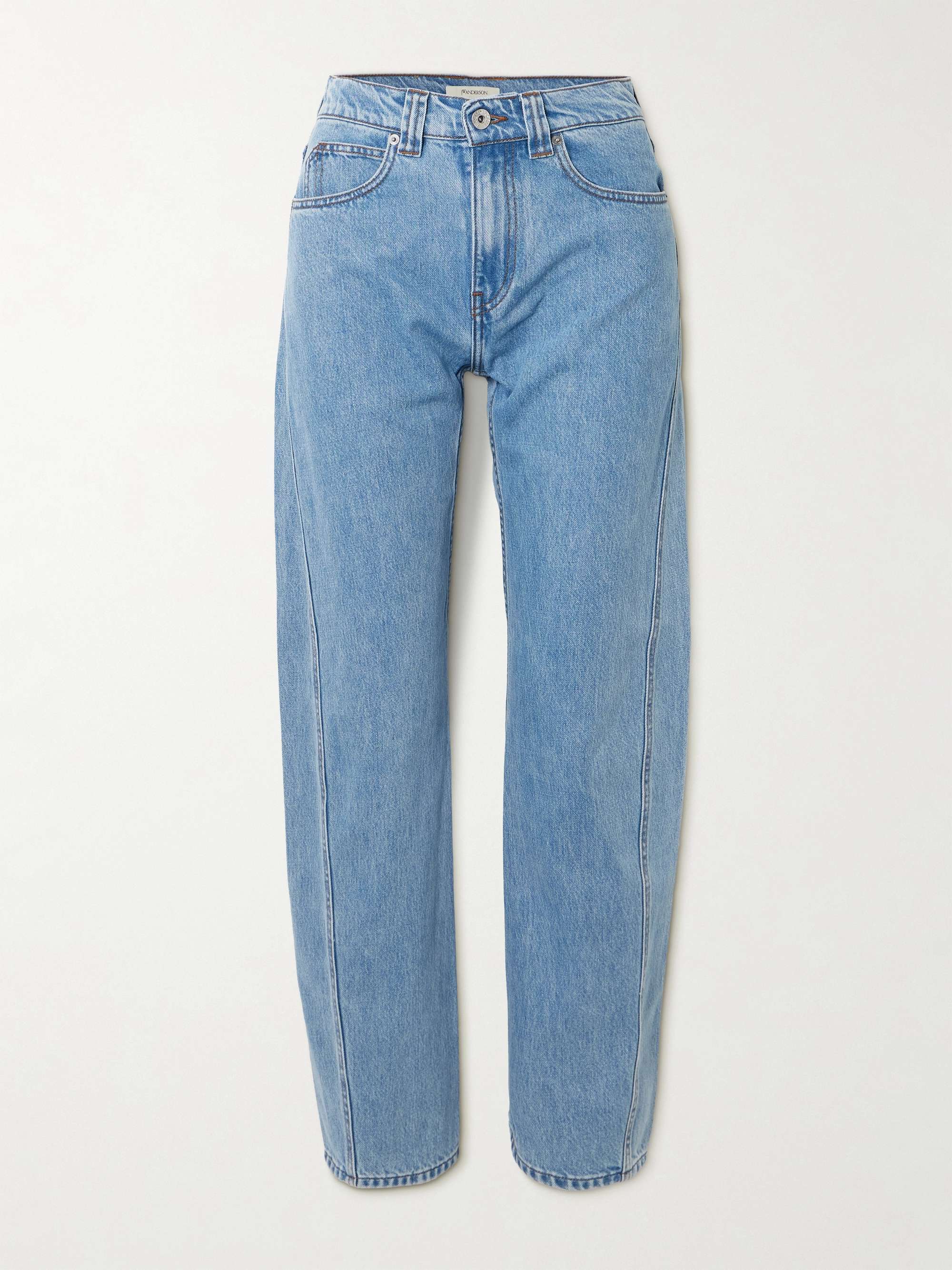 Twisted high-rise tapered jeans view