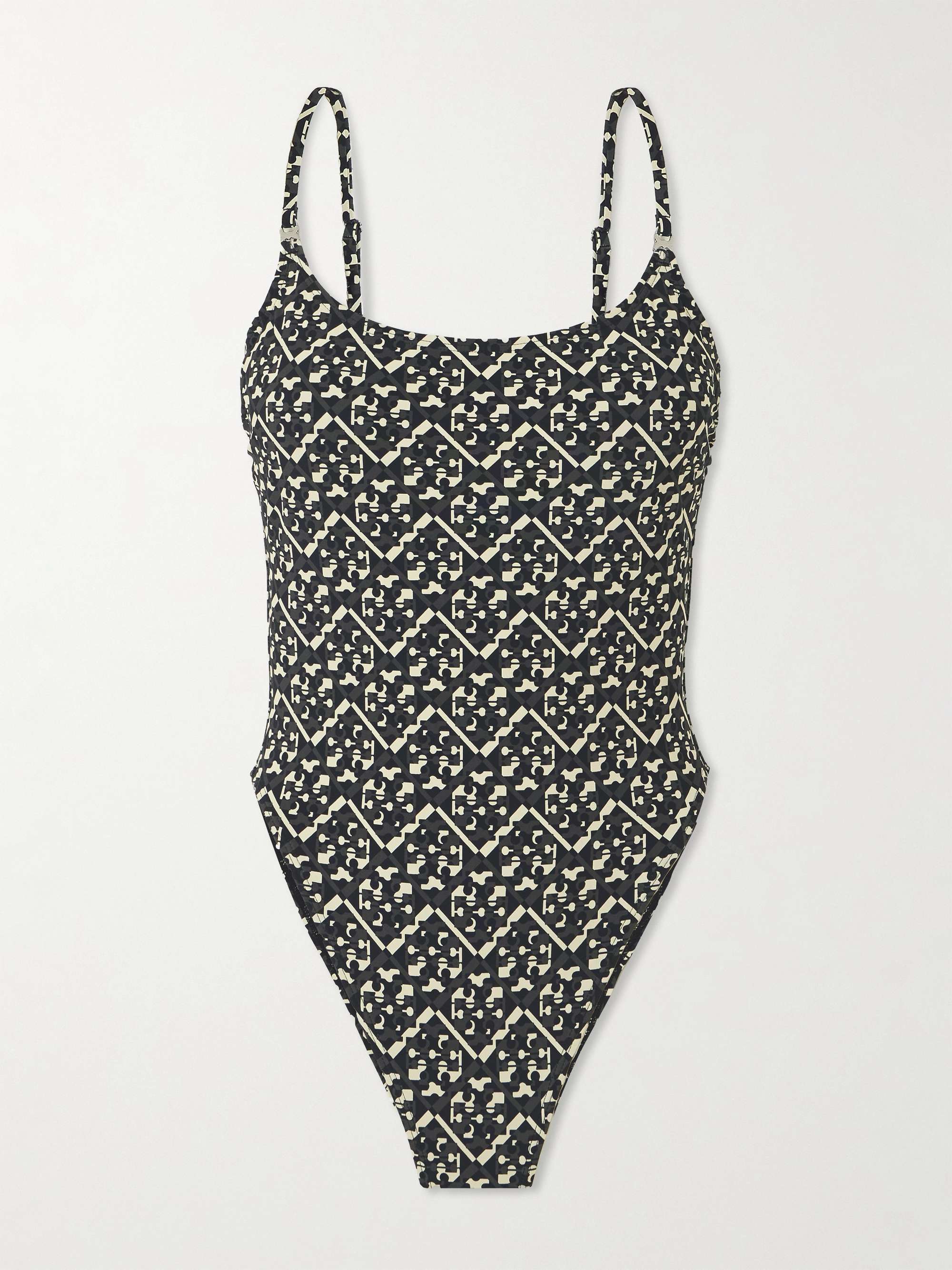 Printed underwired swimsuit view