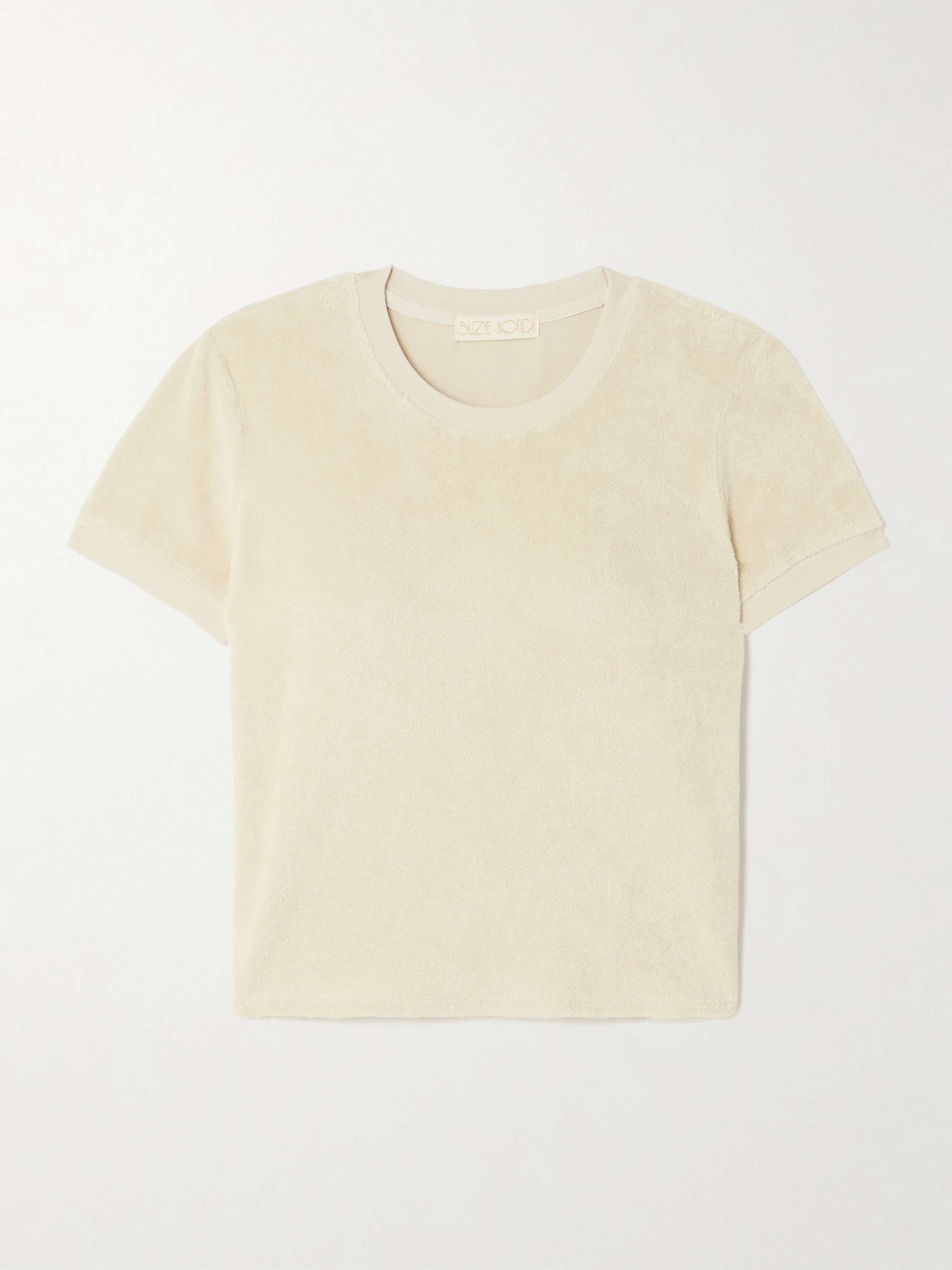 Carpi cotton-blend terry T-shirt view