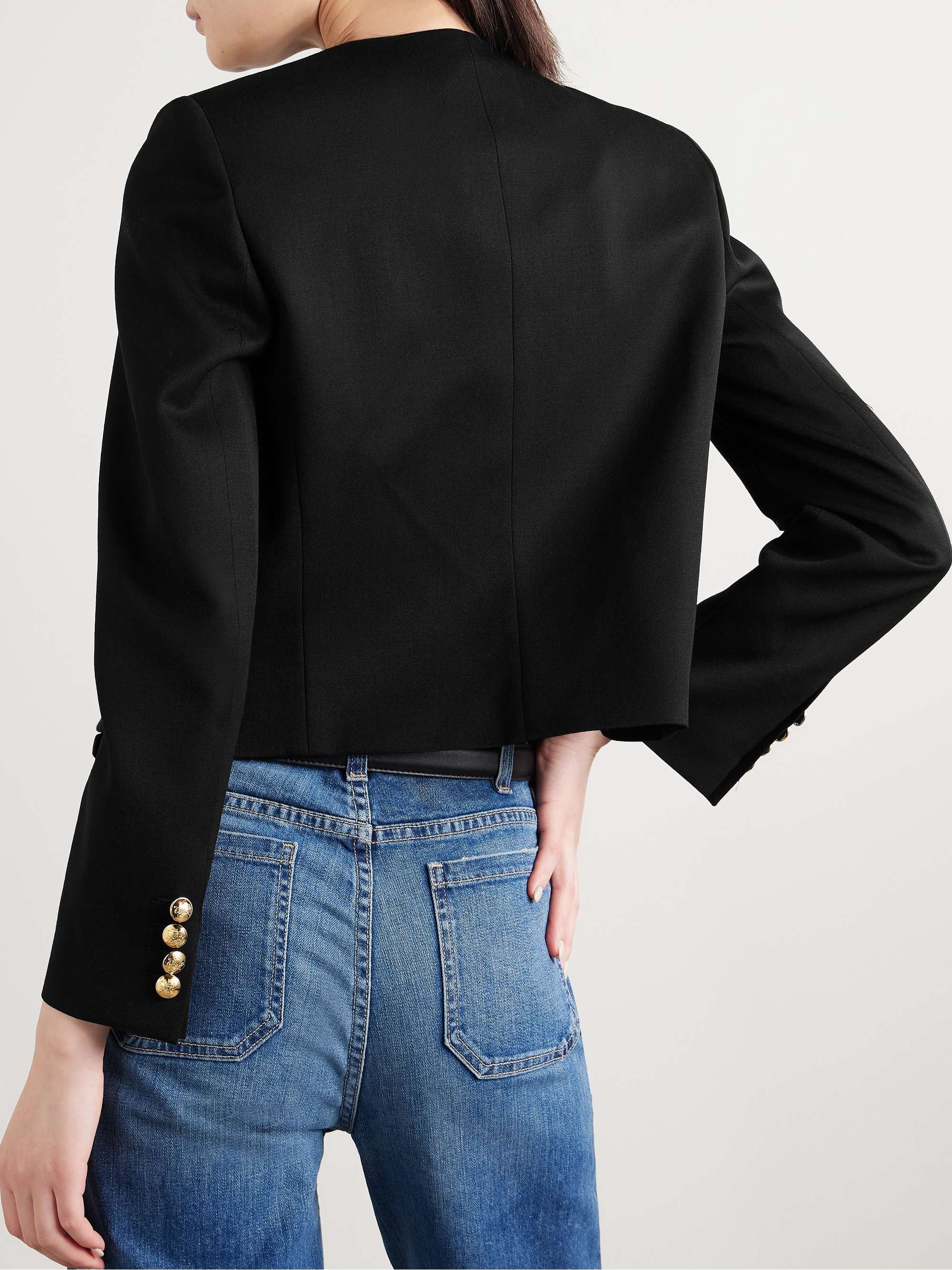 Patti wool-twill jacket view