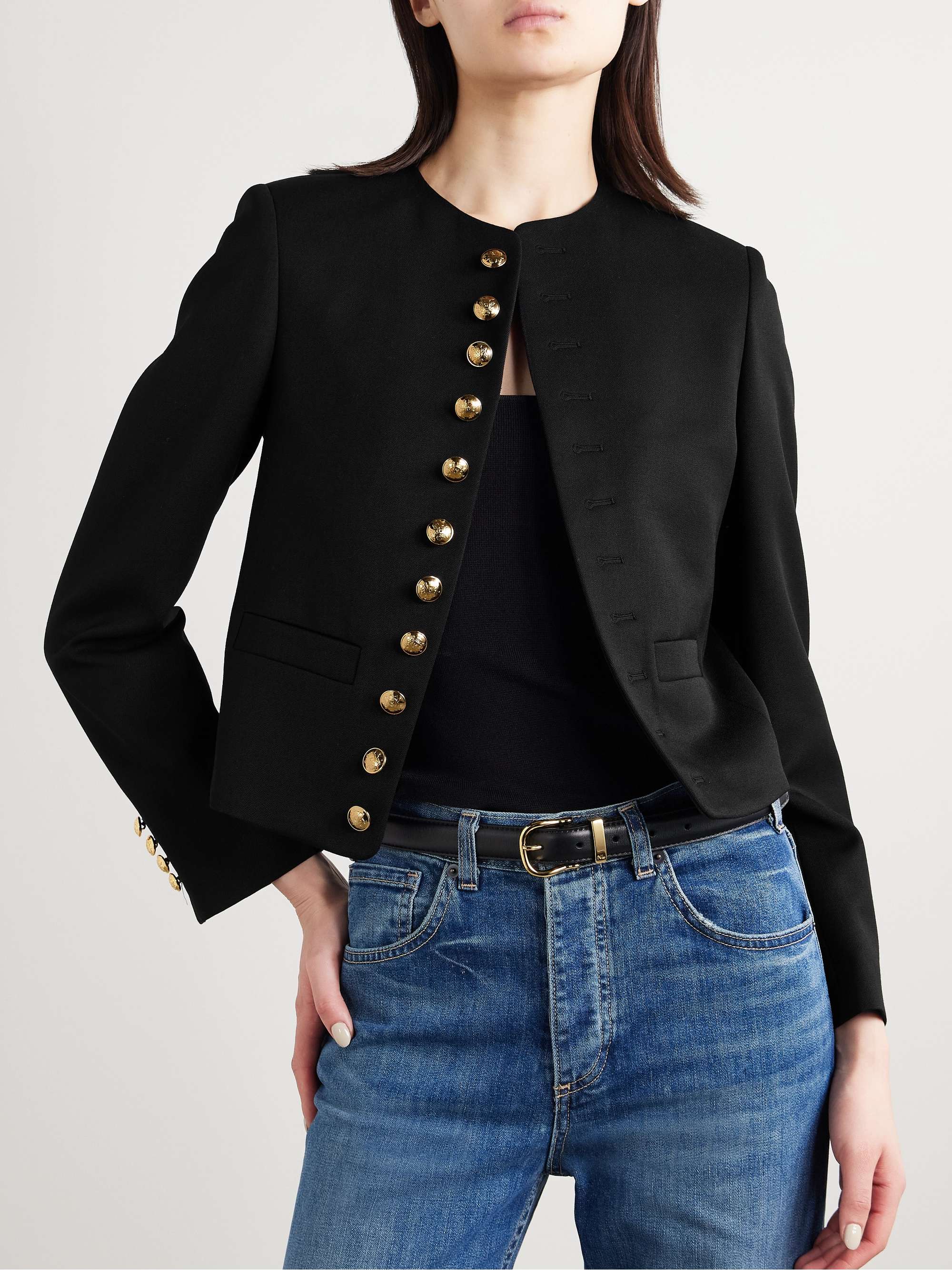 Patti wool-twill jacket view