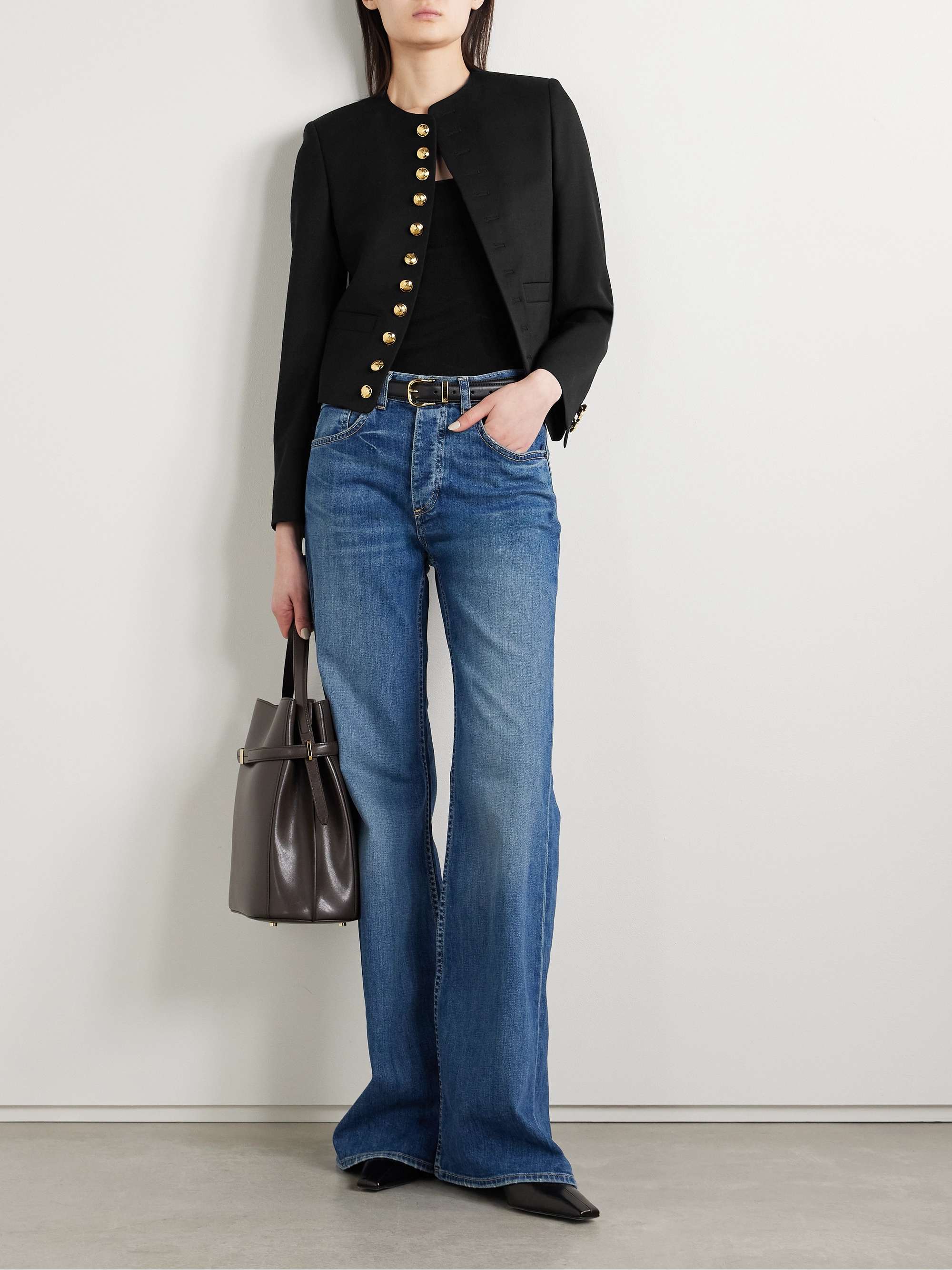 Patti wool-twill jacket view