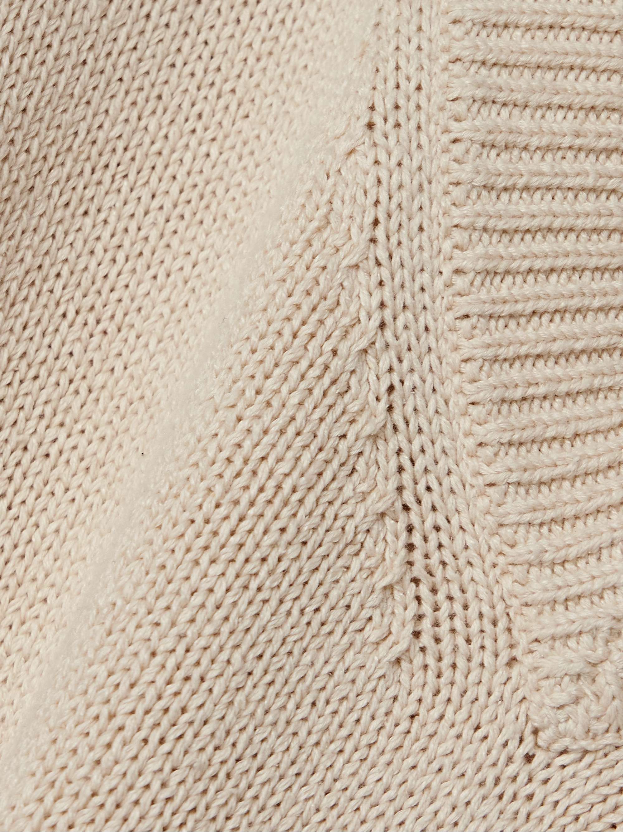 Priya cotton and silk-blend sweater view