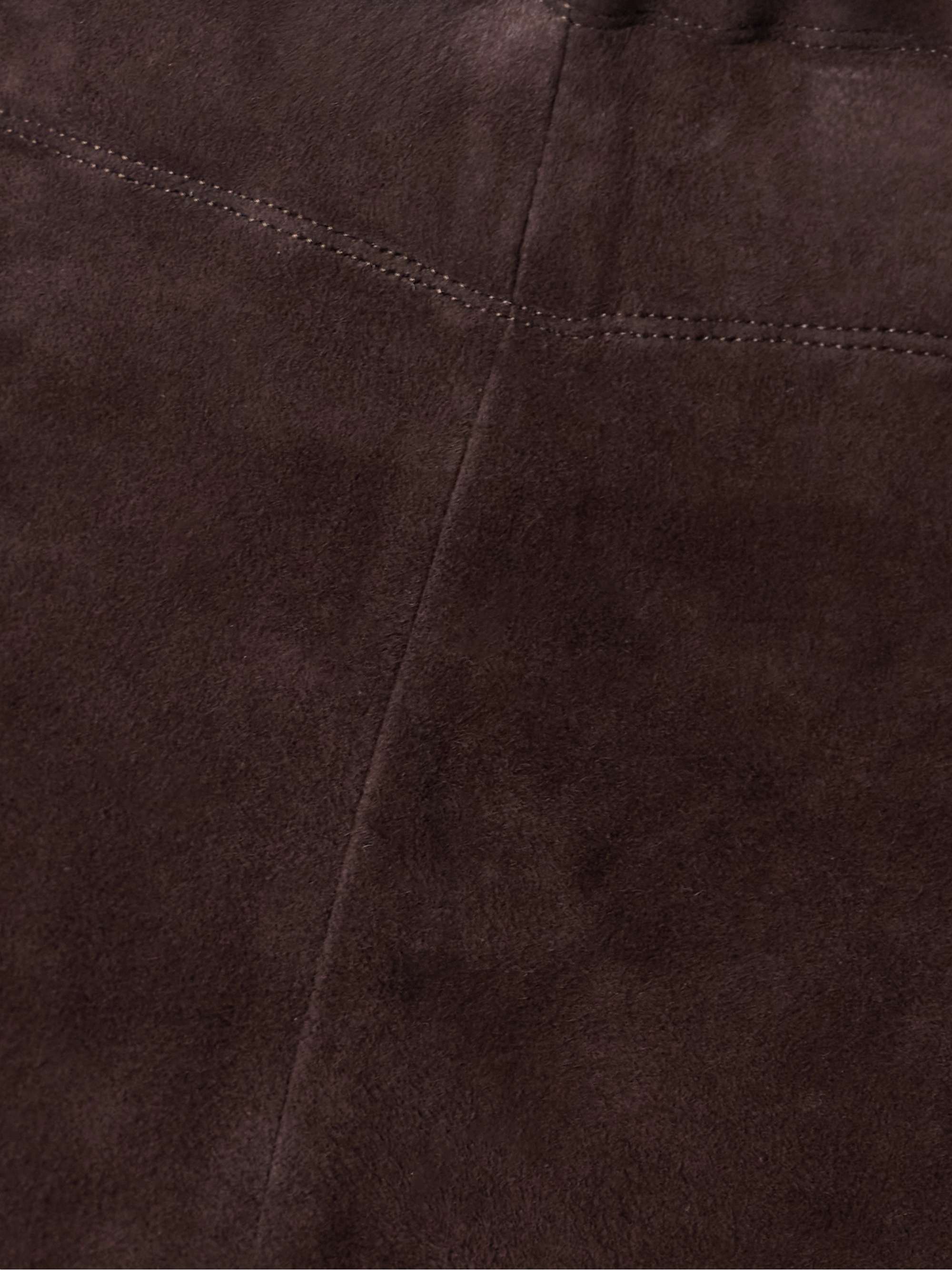 JP Twenty cropped suede flared leggings view