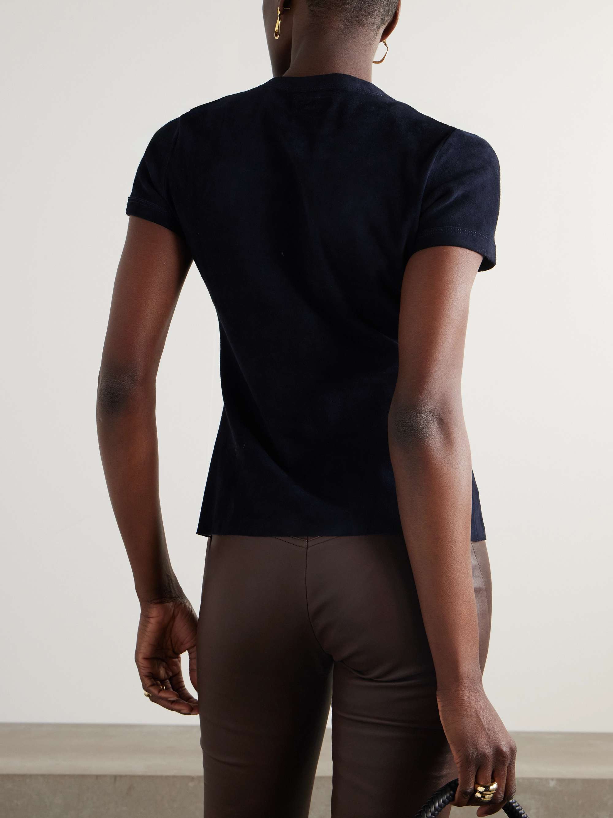 Suede T-shirt view