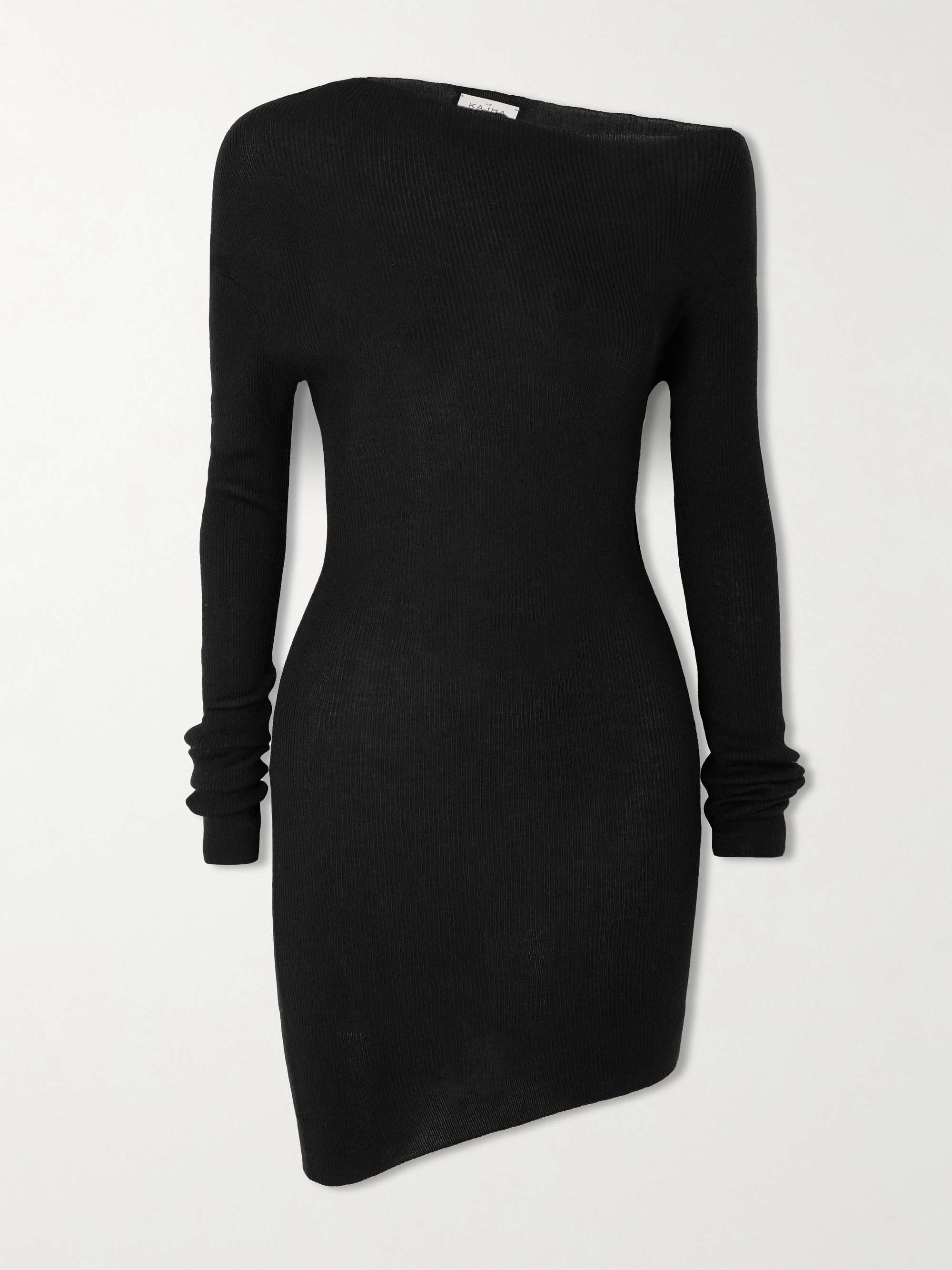 Palamos asymmetric cashmere mini dress view