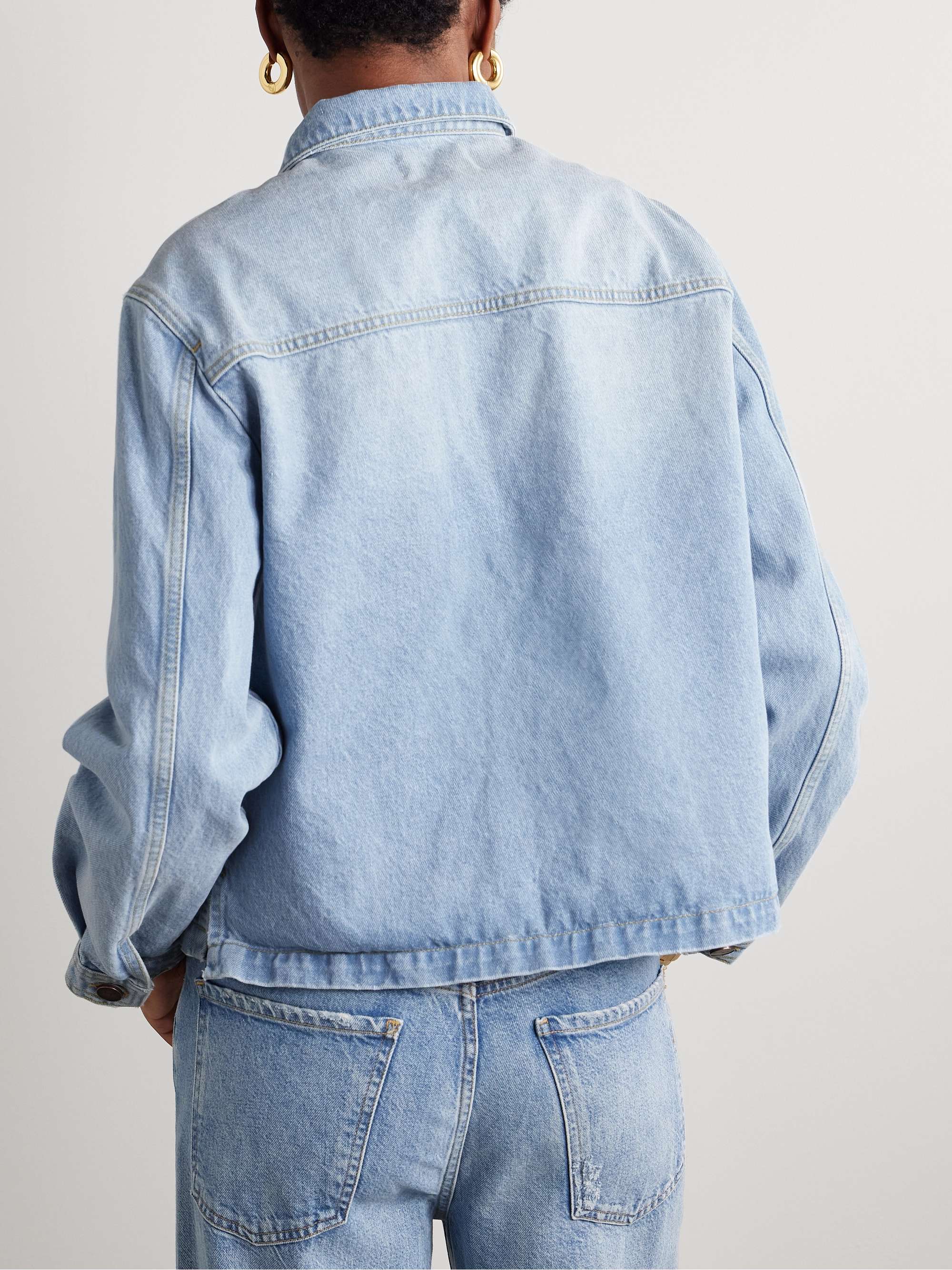 Val cropped denim jacket view