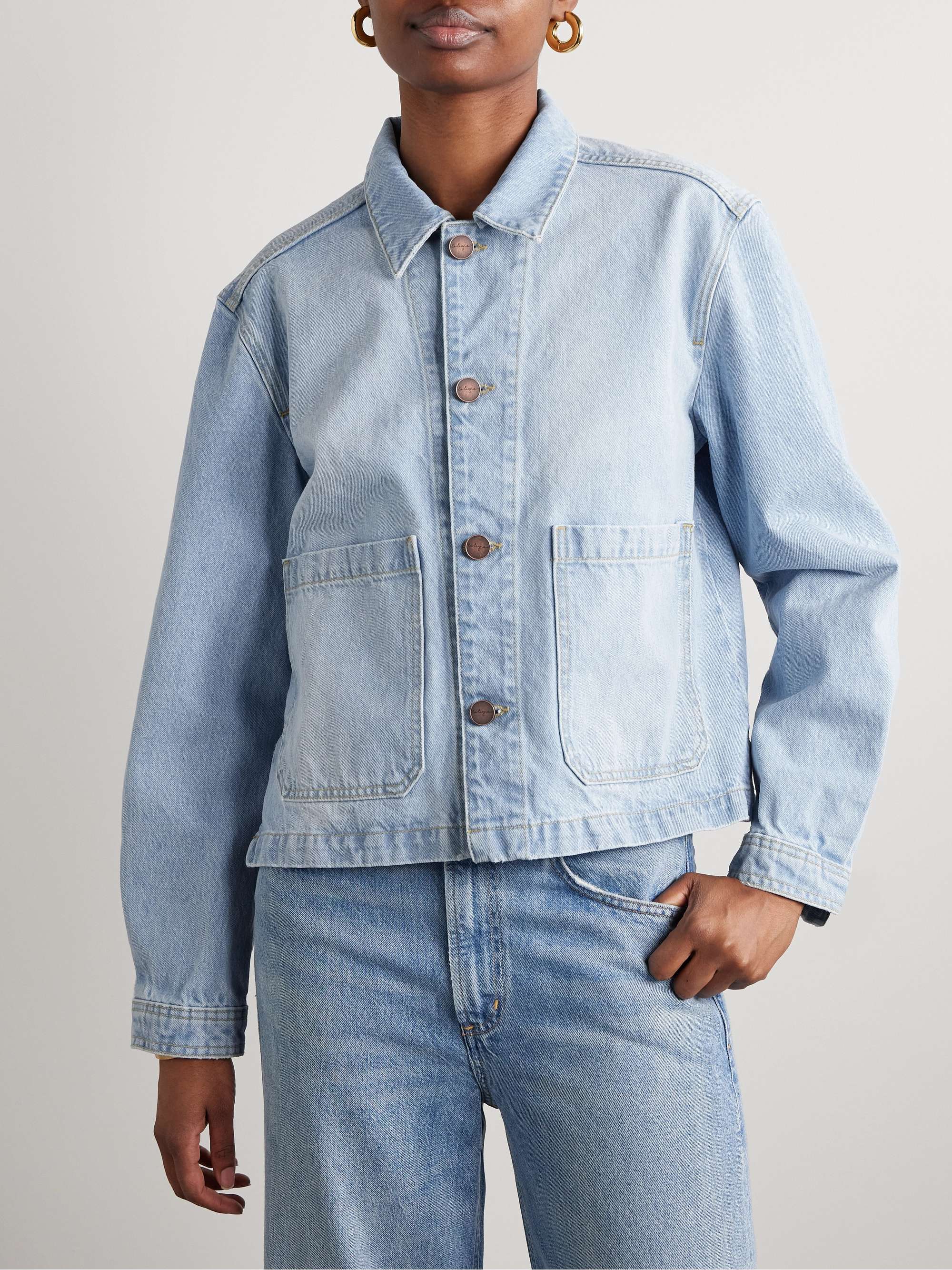 Val cropped denim jacket view