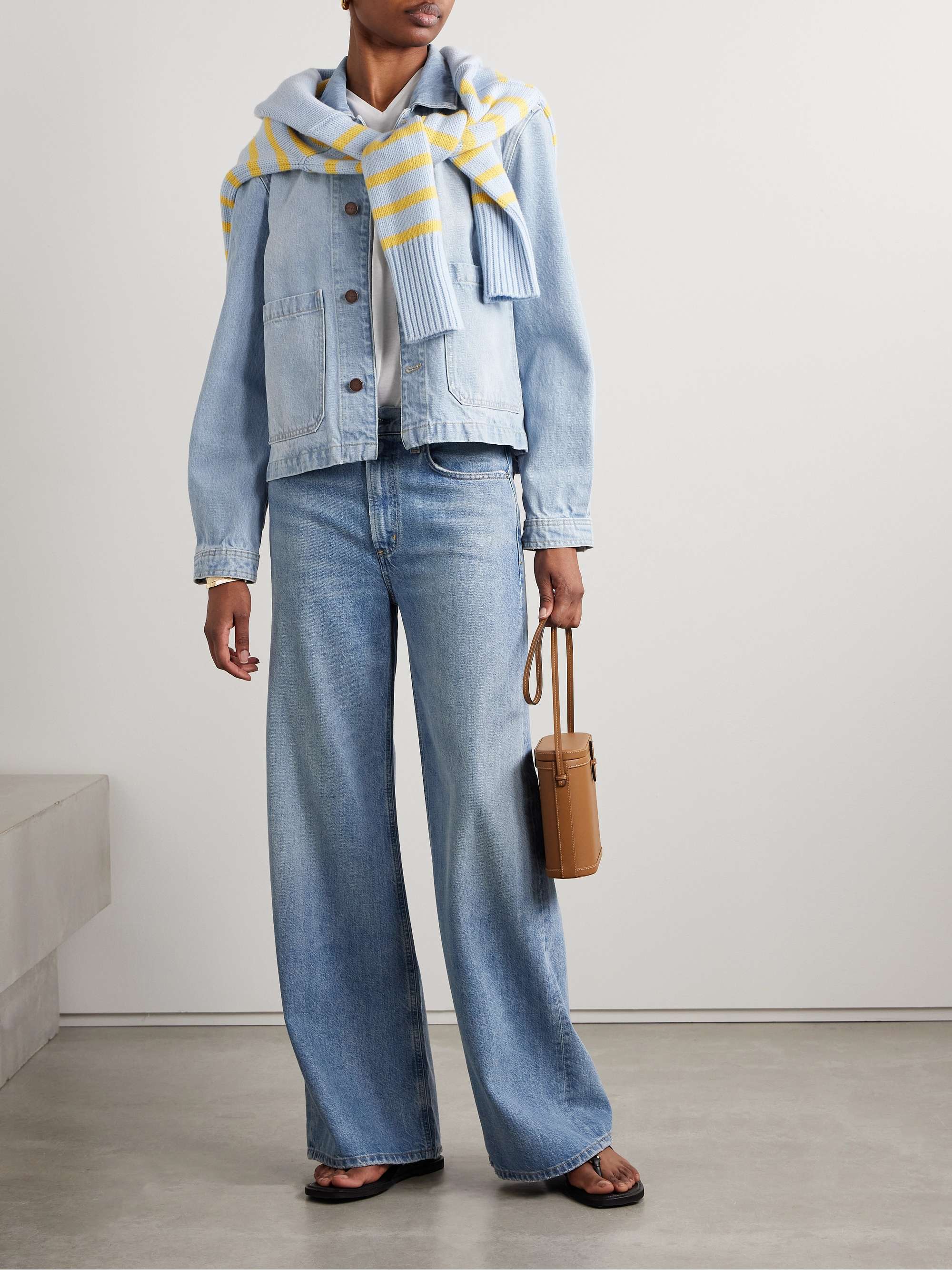 Val cropped denim jacket view