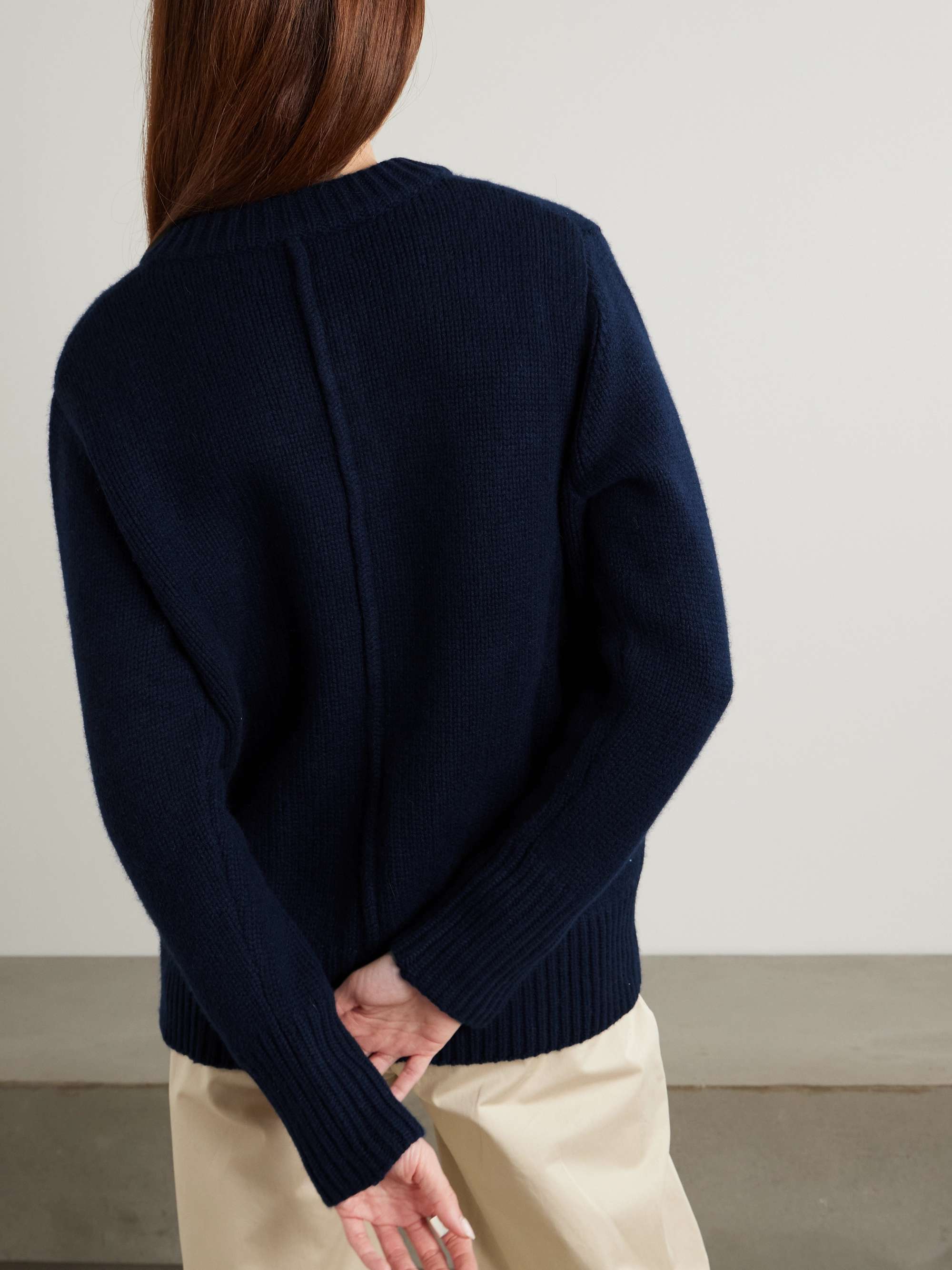 Marin wool and cashmere-blend cardigan view