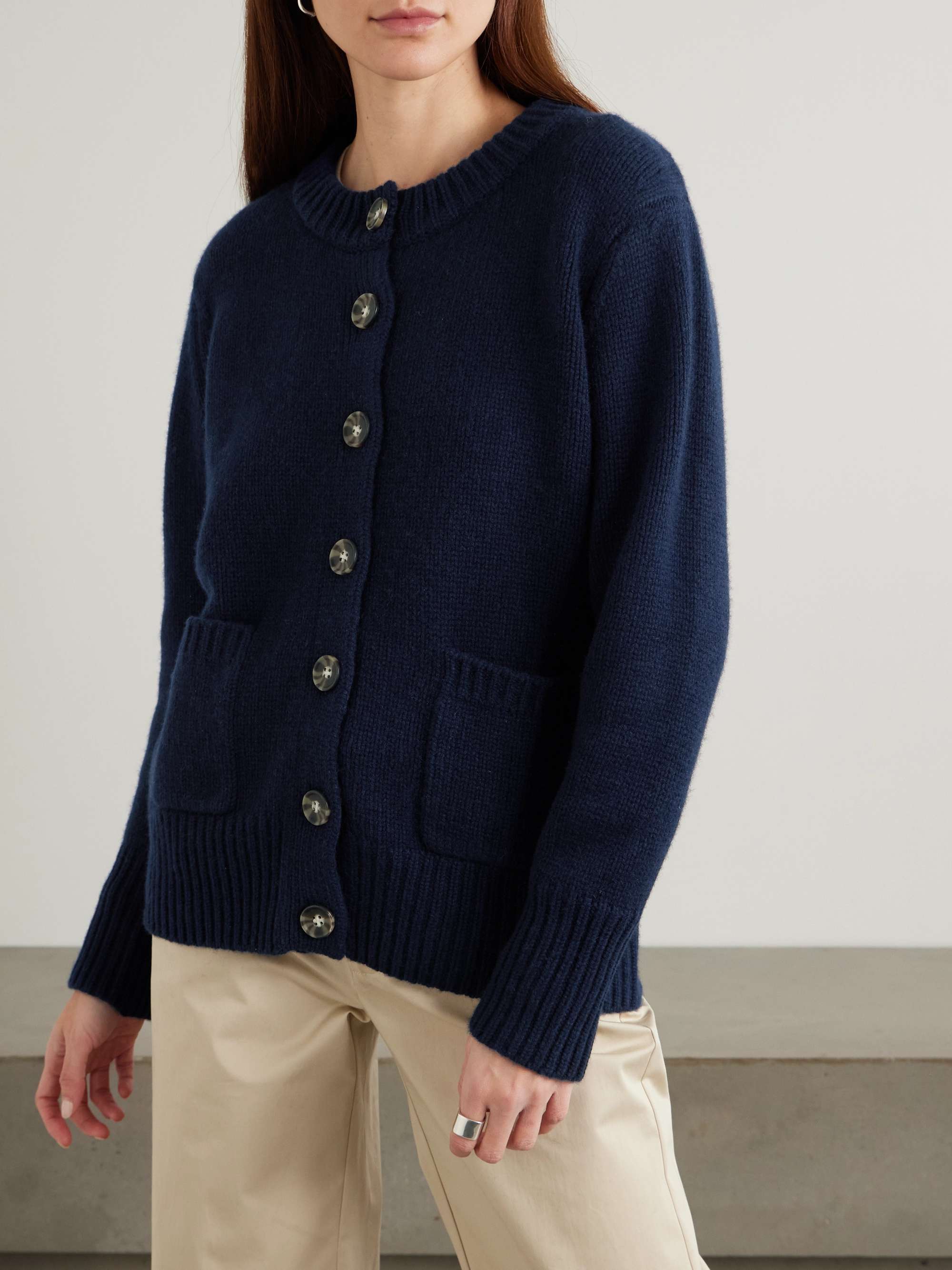 Marin wool and cashmere-blend cardigan view