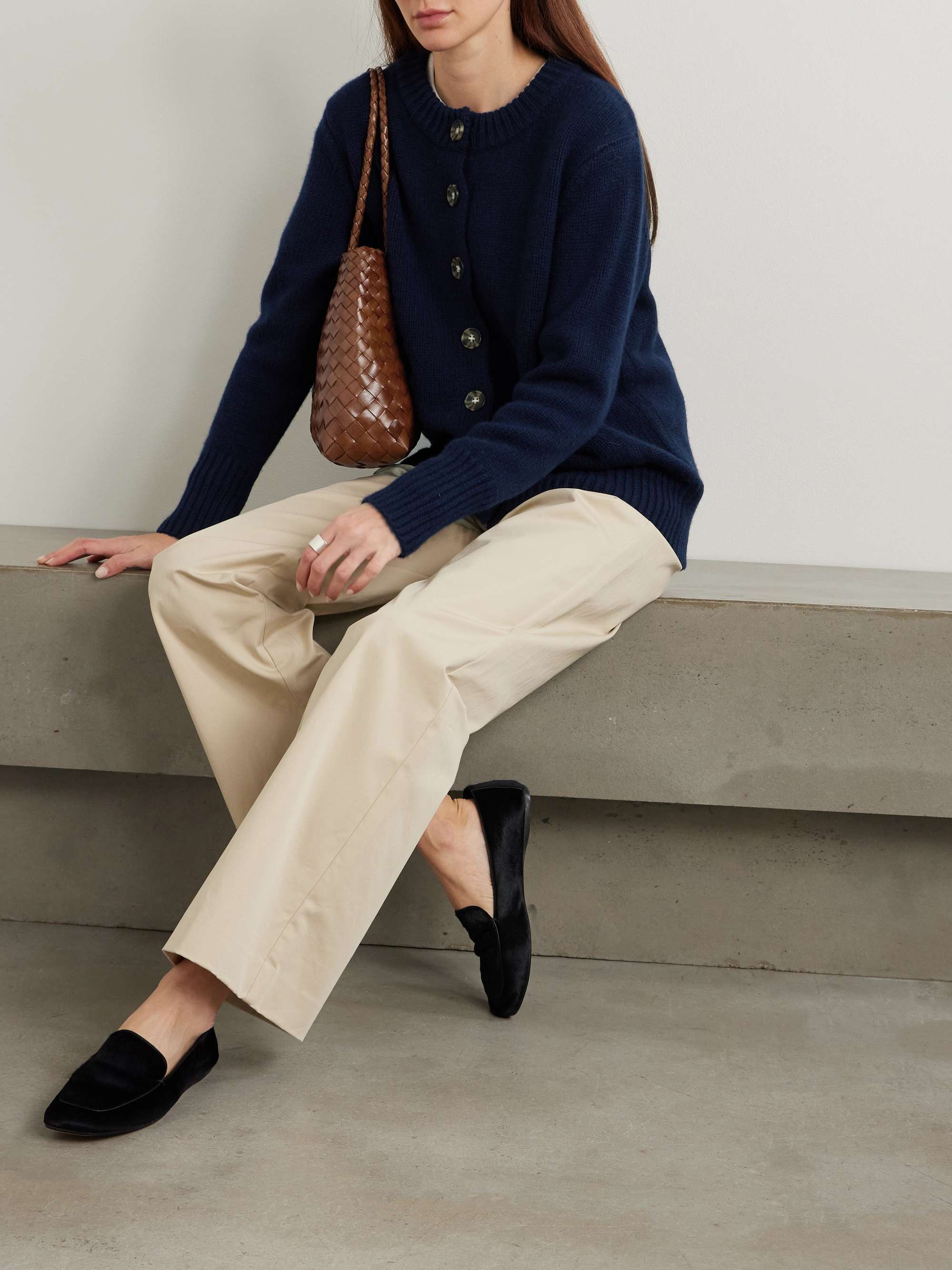 Marin wool and cashmere-blend cardigan view